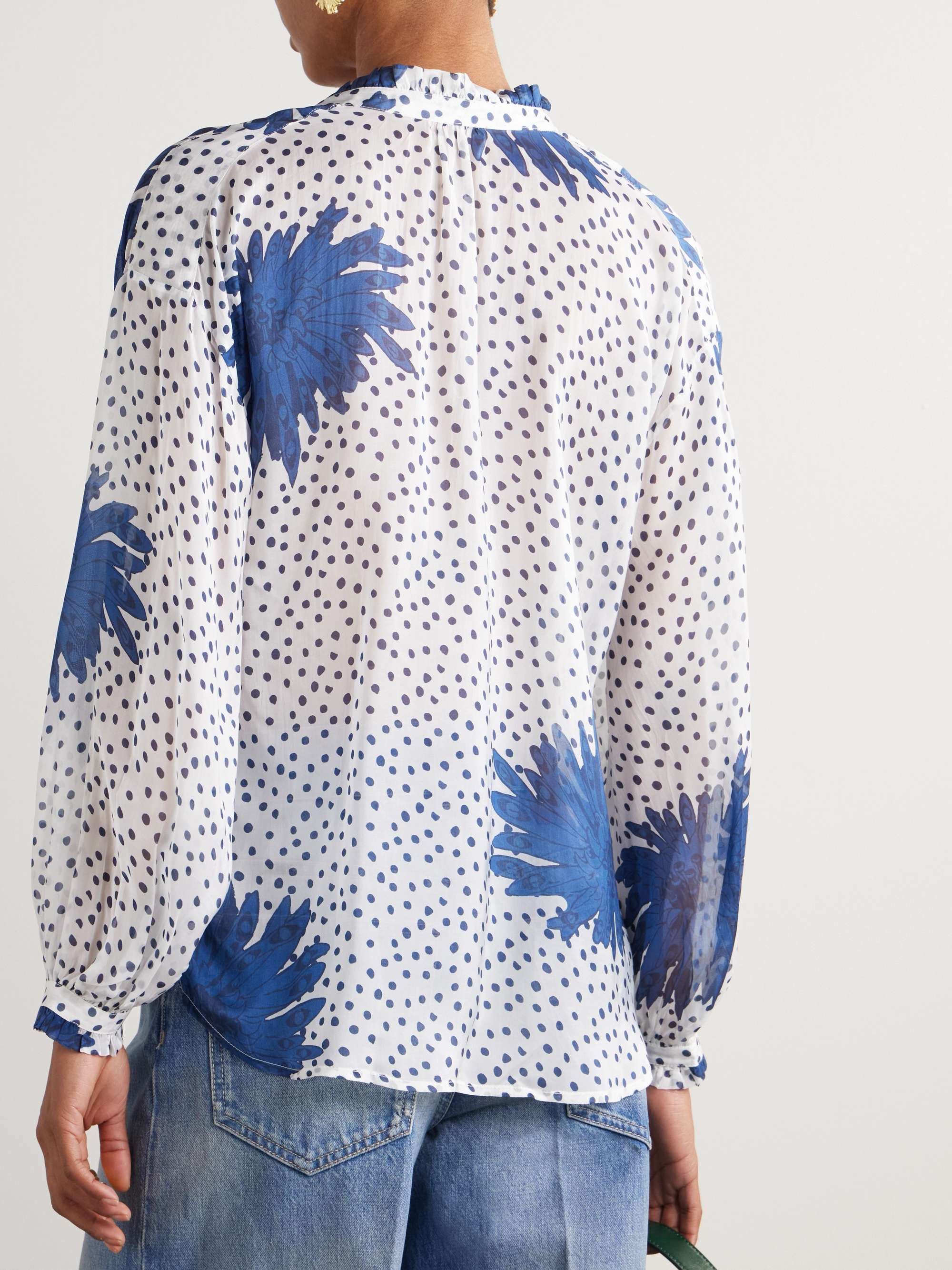 Poet printed voile shirt view