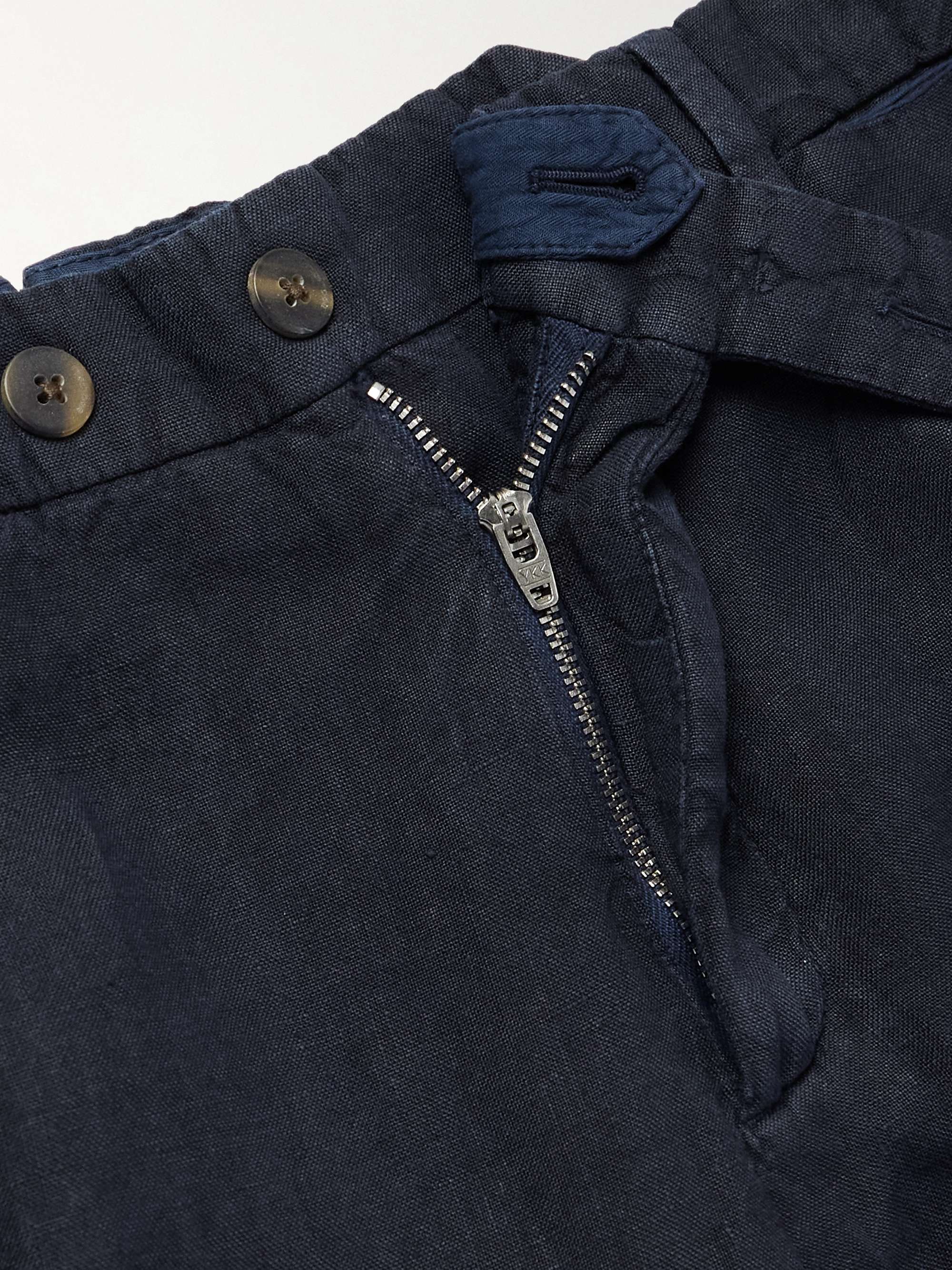 Tapered Linen Suit Trousers view