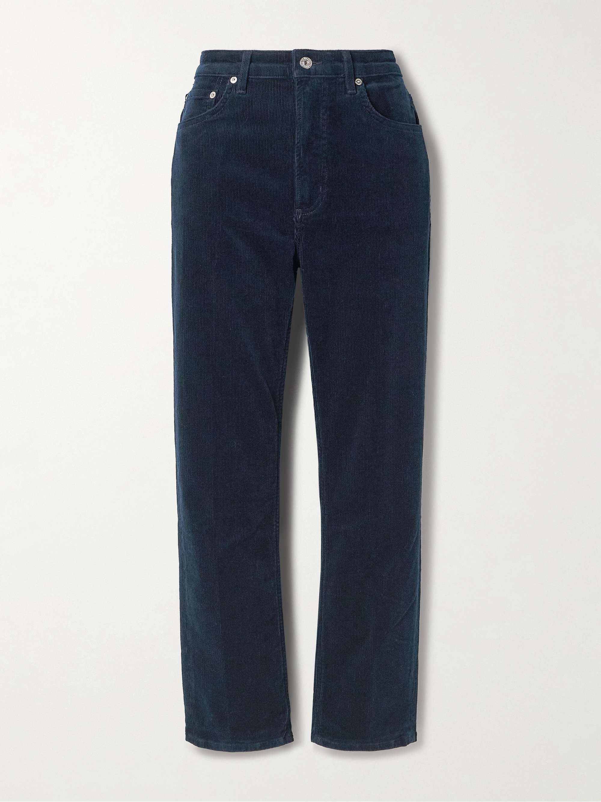 Zurie Ankle cotton-blend corduroy straight-leg pants hero visual