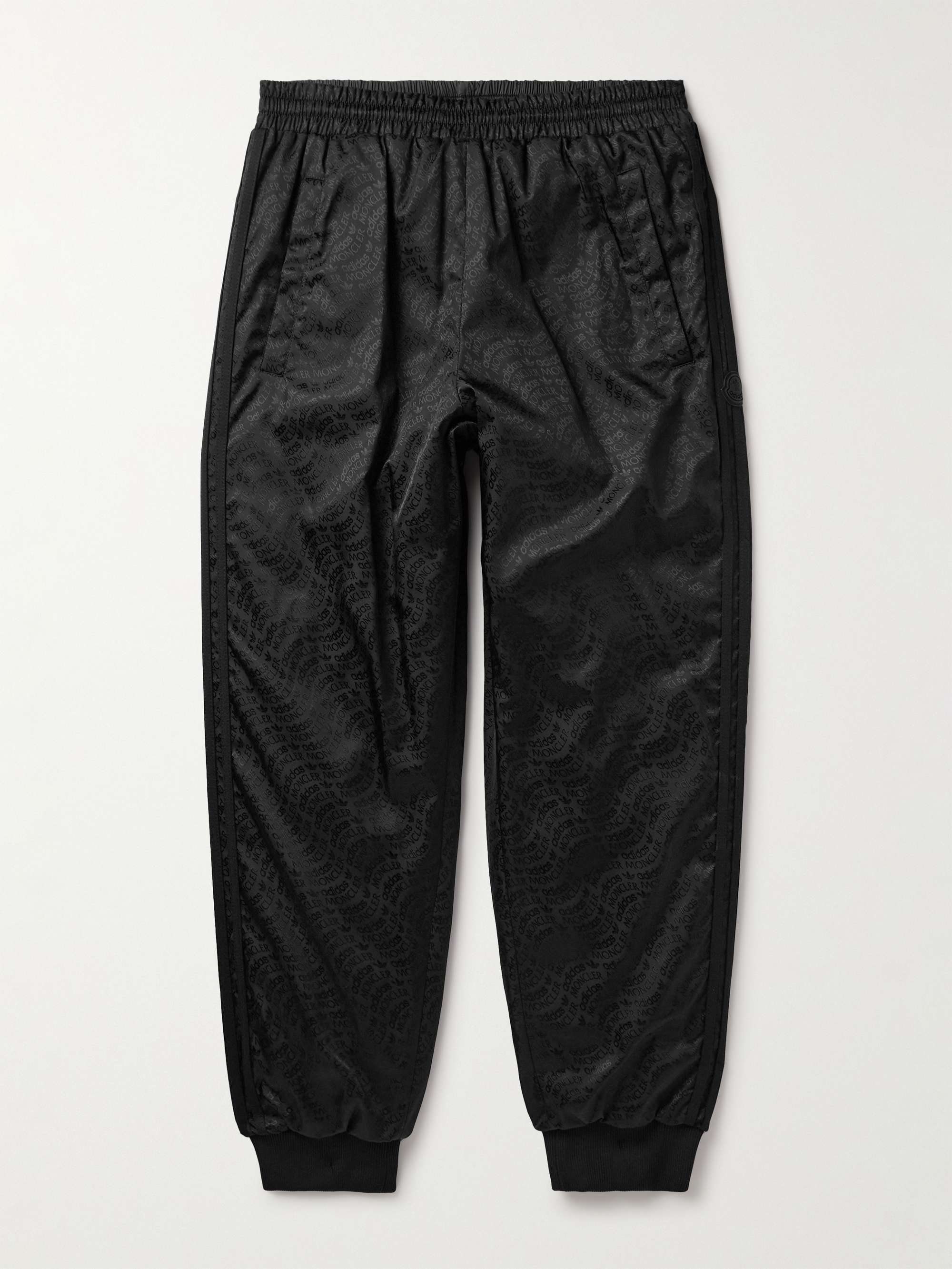 + adidas Originals Straight-Leg Reversible Logo-Jacquard Shell Down Sweatpants hero visual