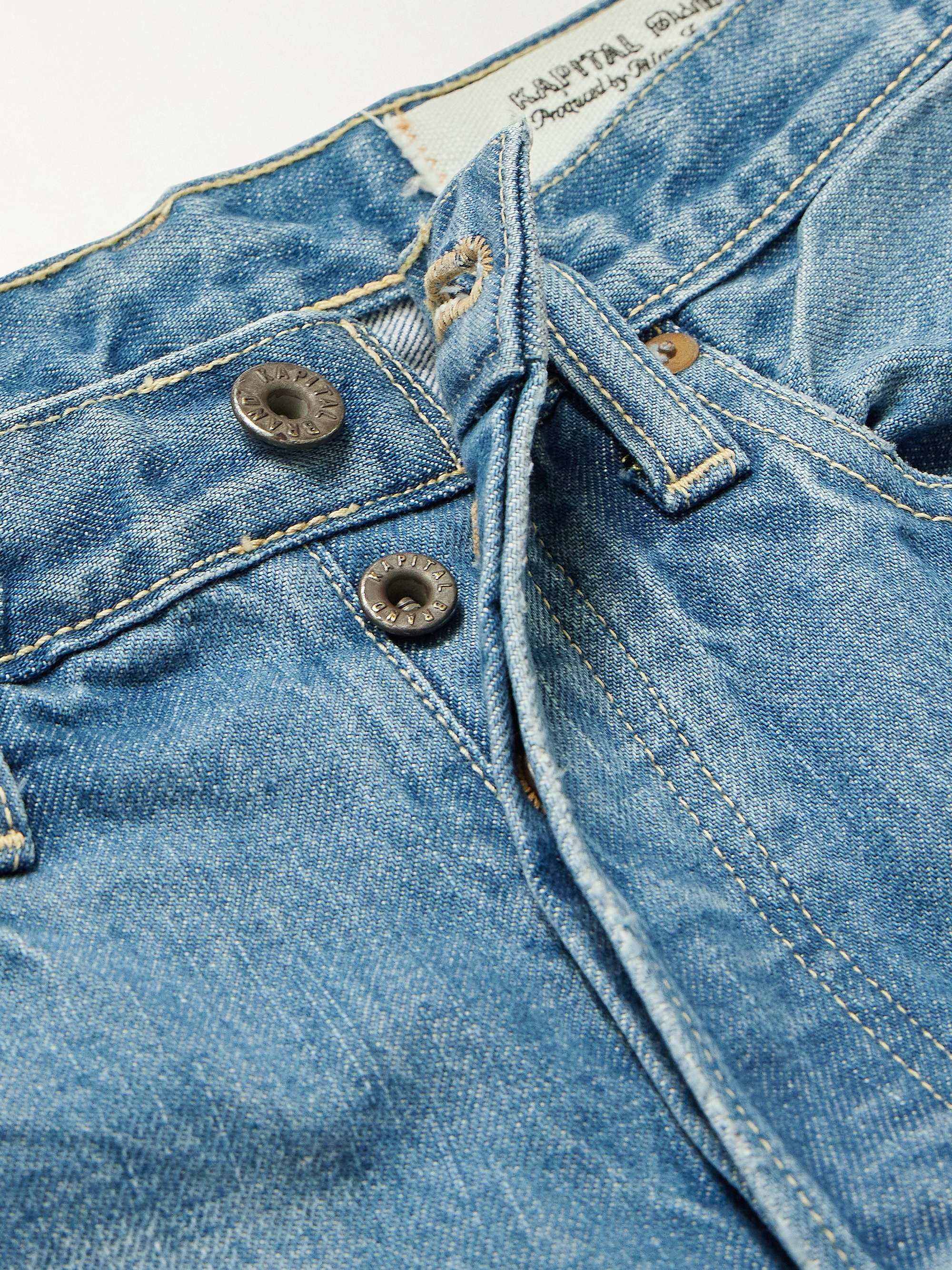 Monkey CISCO Slim-Fit Distressed Jeans view