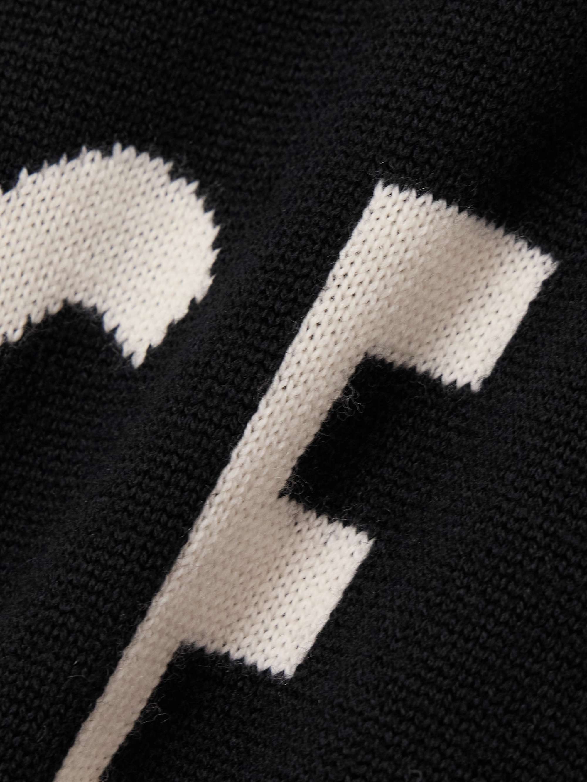 + Johnnie Walker Ice intarsia merino wool turtleneck sweater view