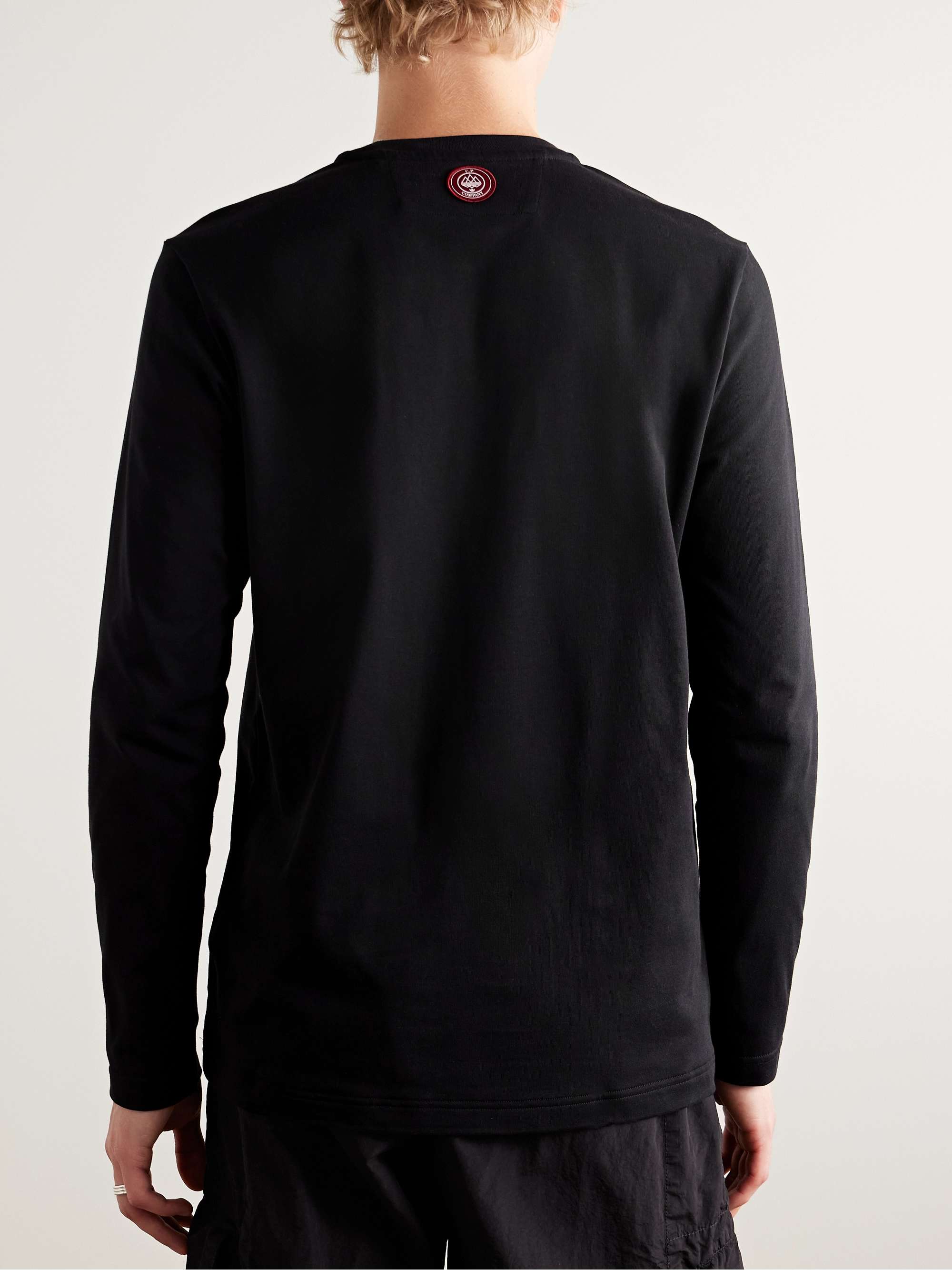 + C.P. Company Spezial Logo-Appliquéd Printed Organic Cotton-Jersey T-Shirt view