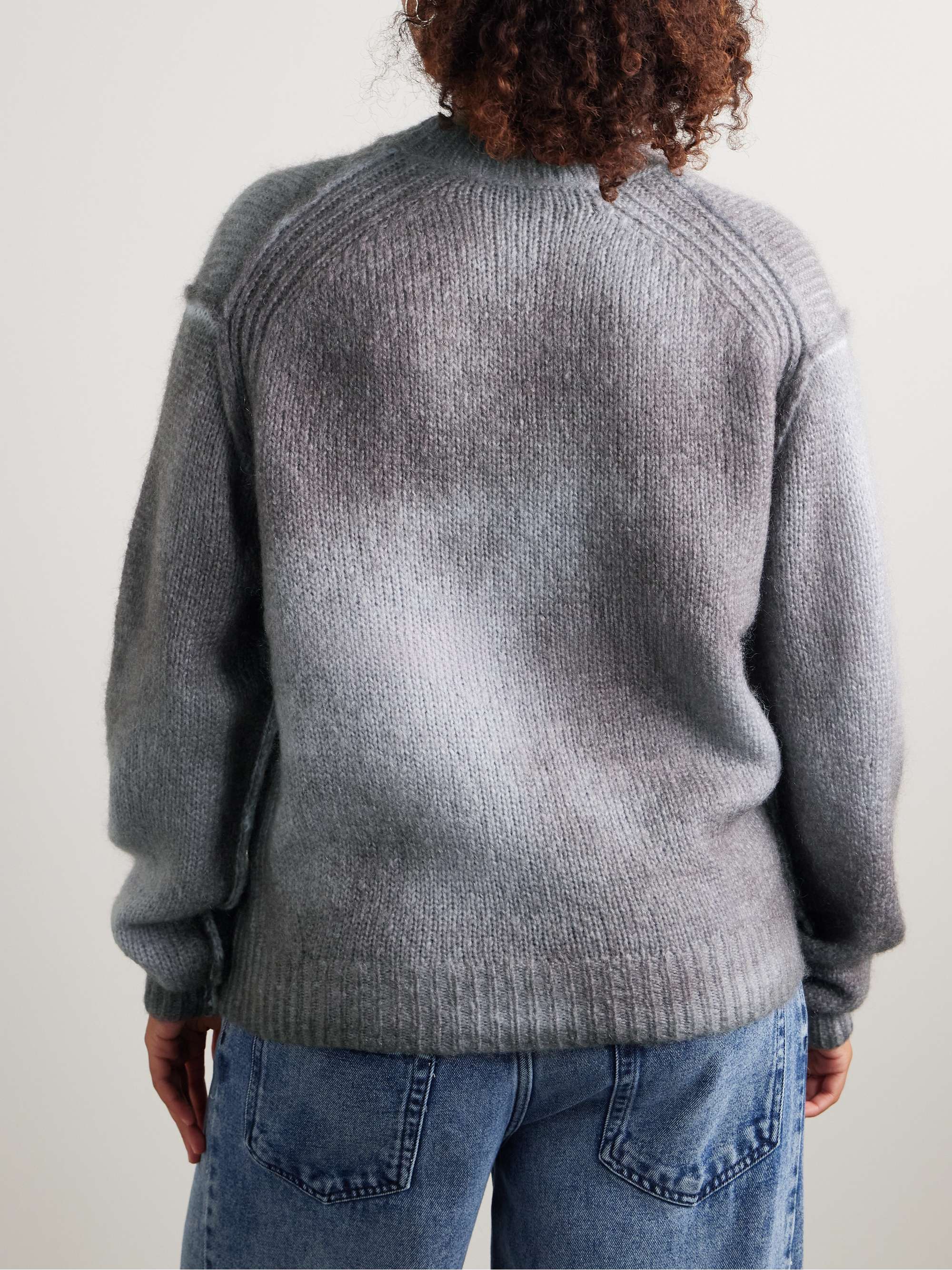 Printed knitted sweater view