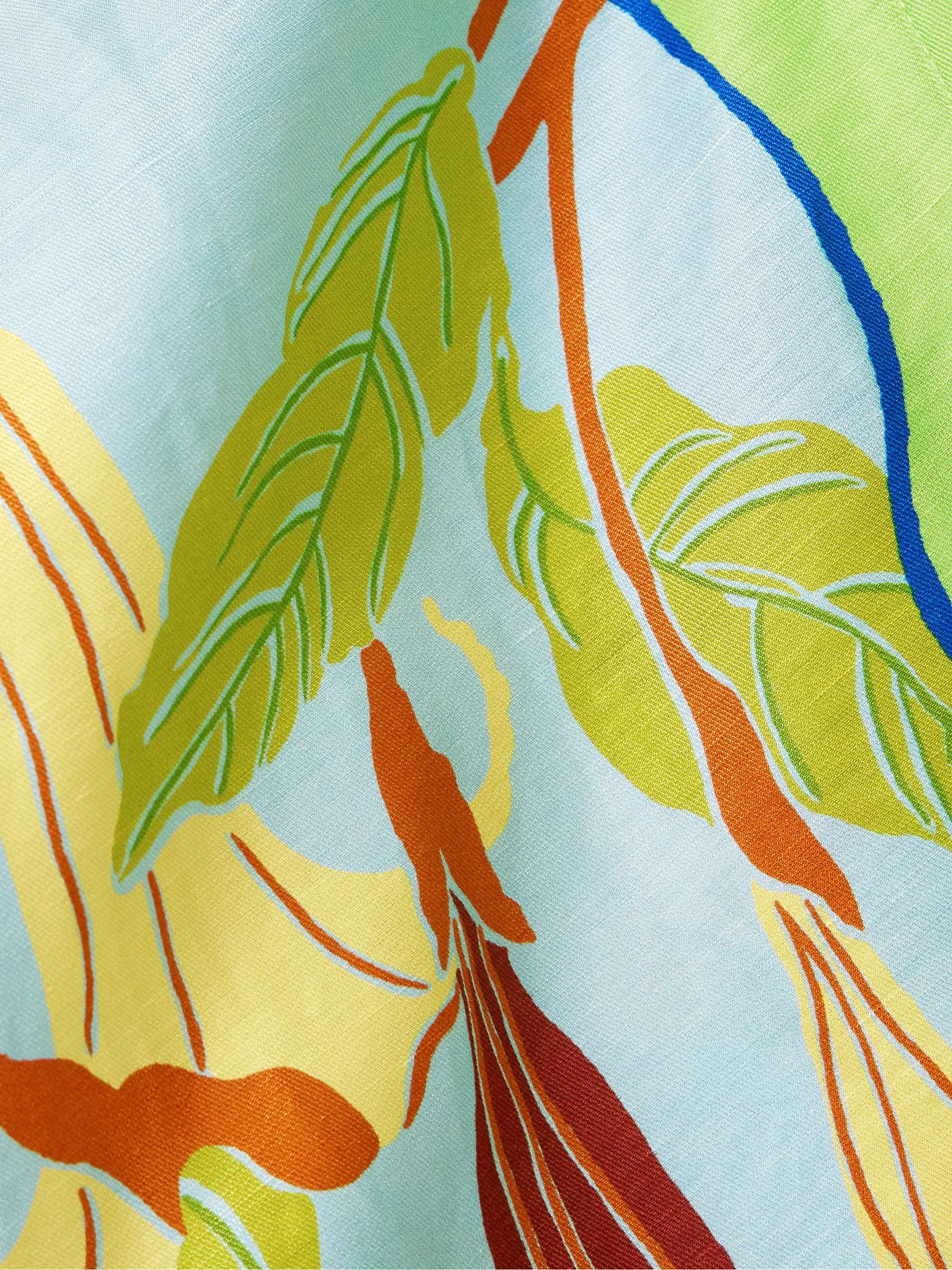 + Nadia Hernández Rafaela belted printed voile shirt dress view