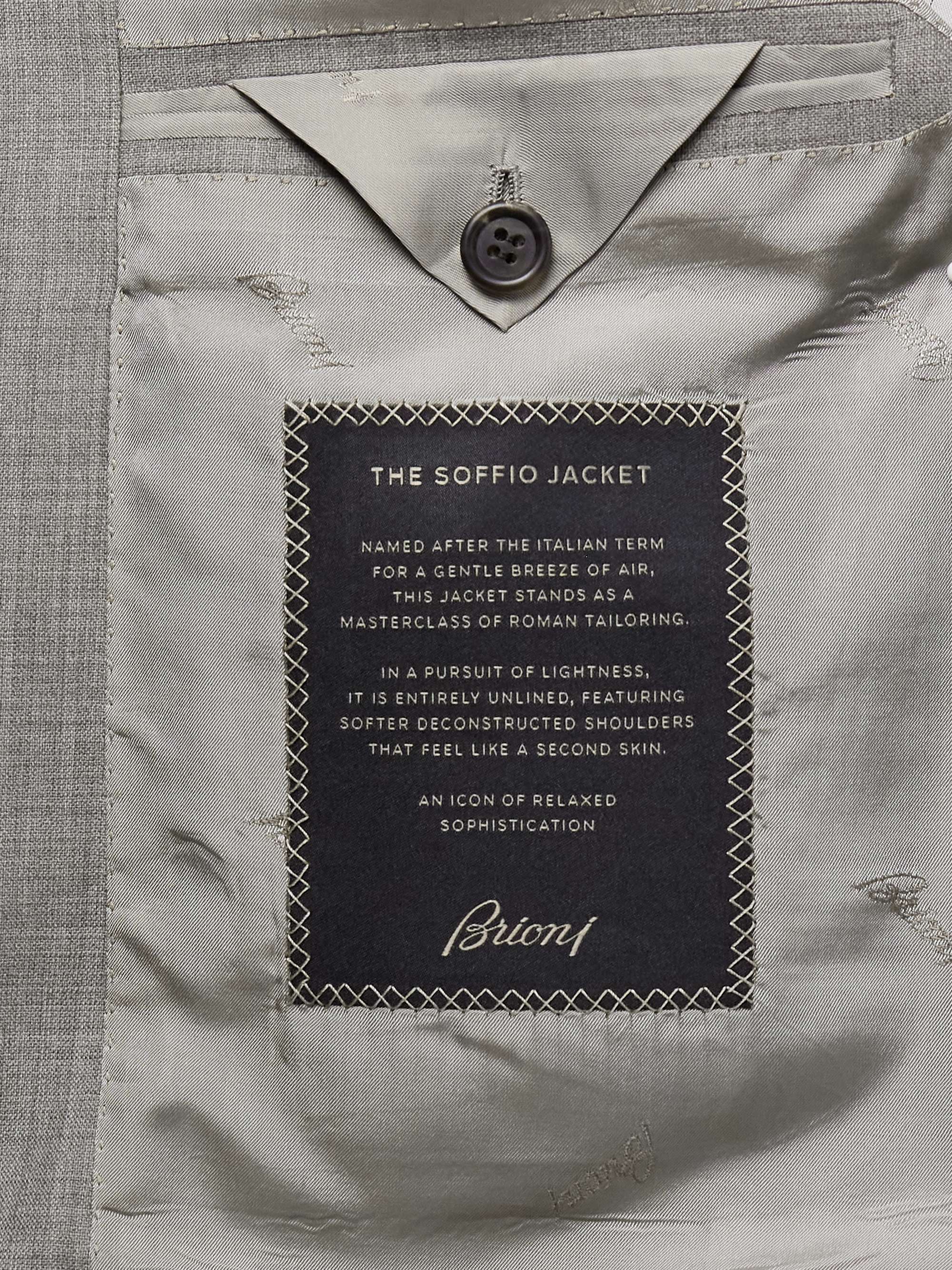 Soffio Wool and Silk-Blend Blazer view