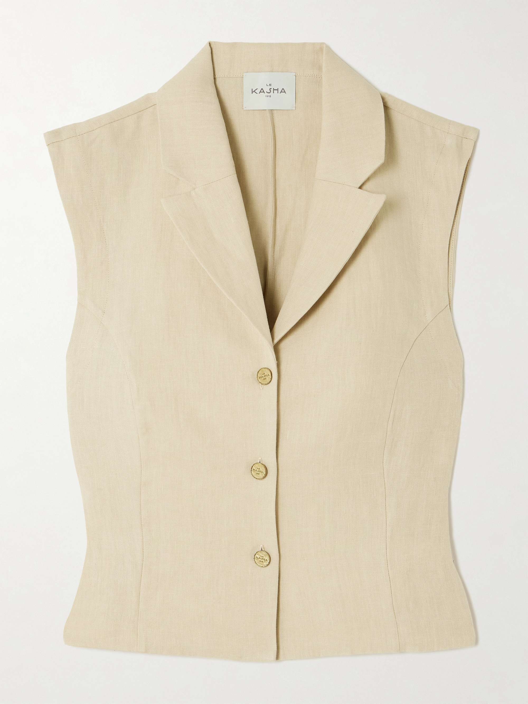 Sawadah linen vest hero visual
