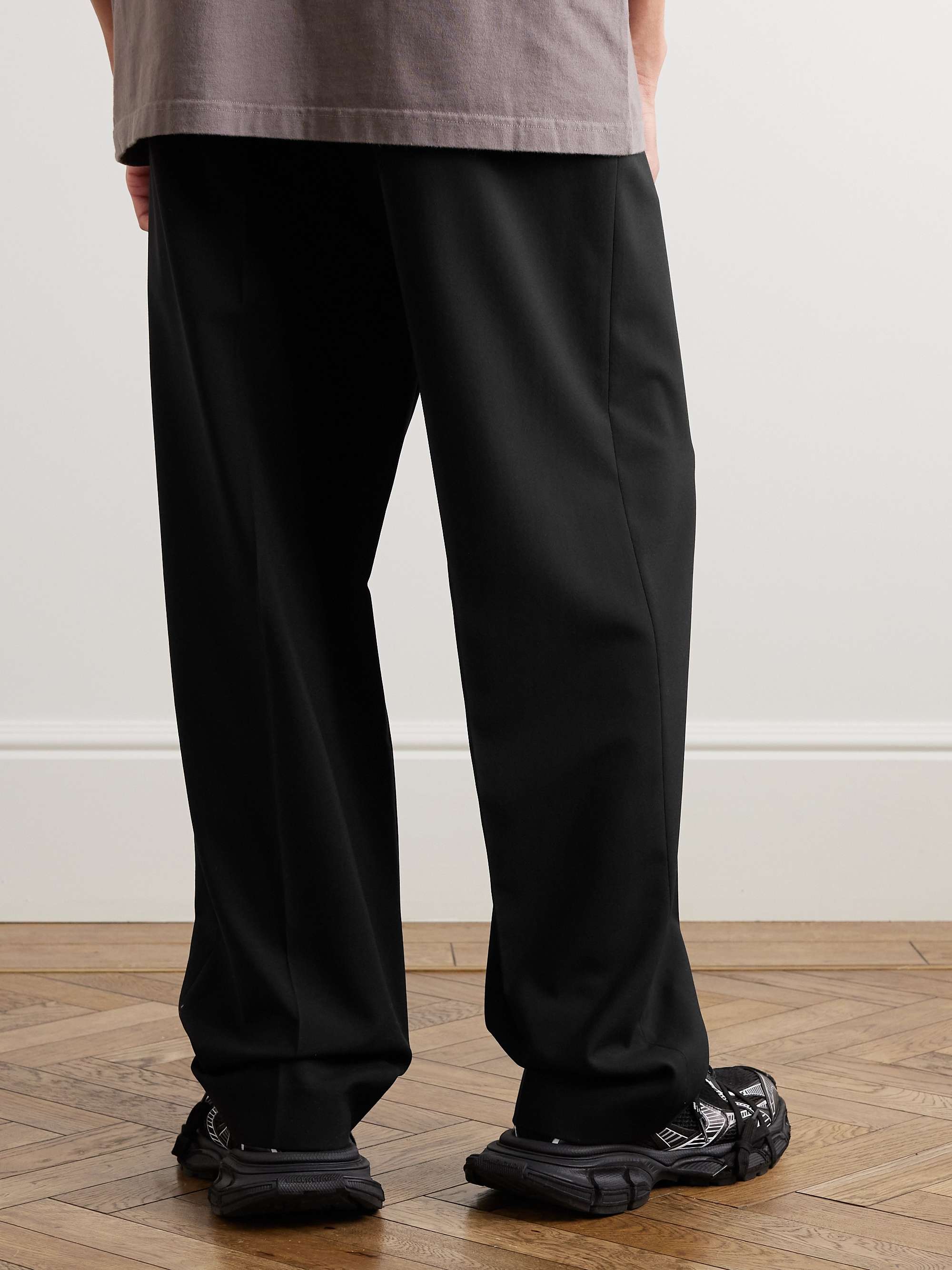 Wide-Leg Wool Trousers view