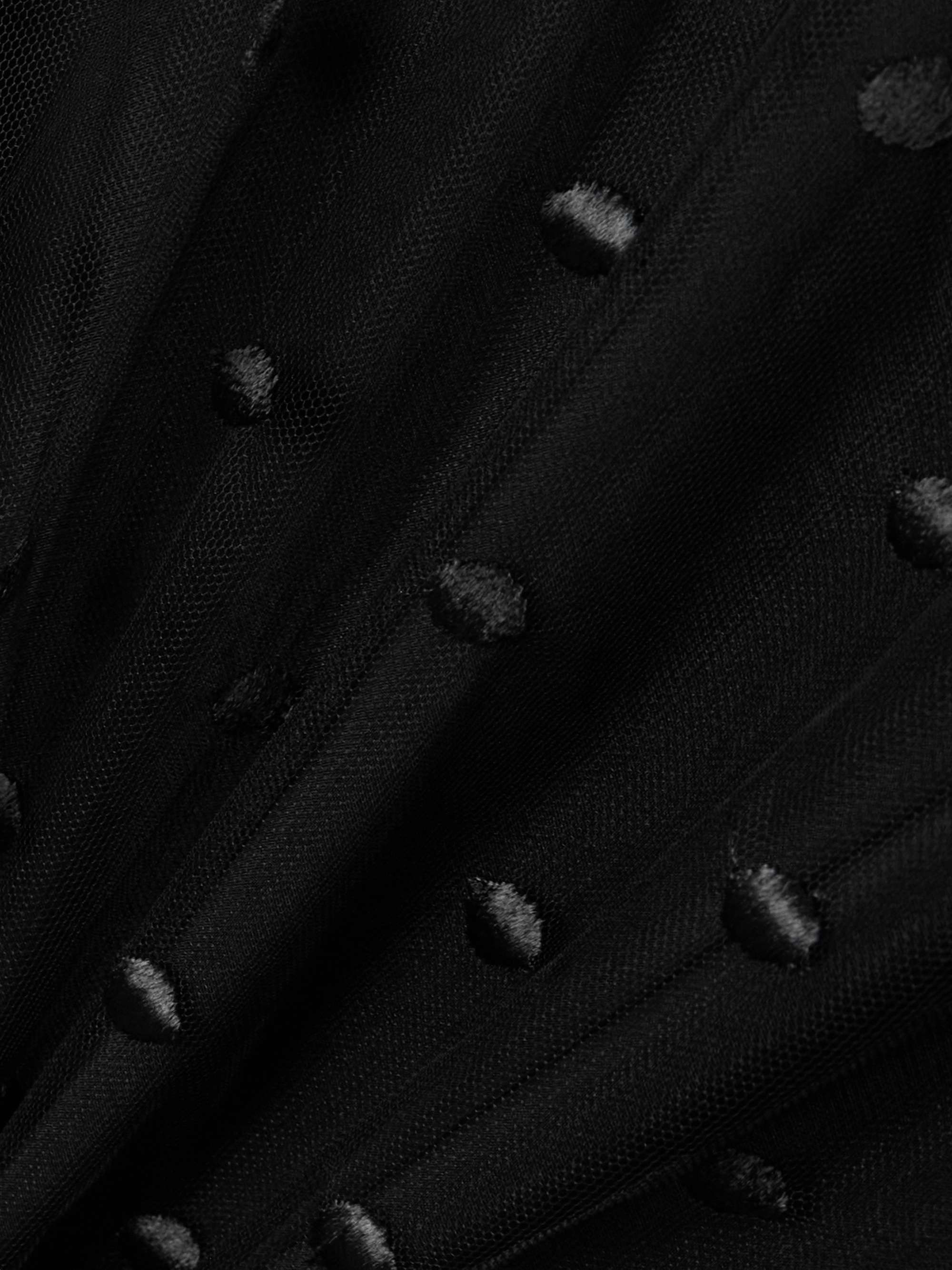 Pussy-bow point d'esprit blouse view