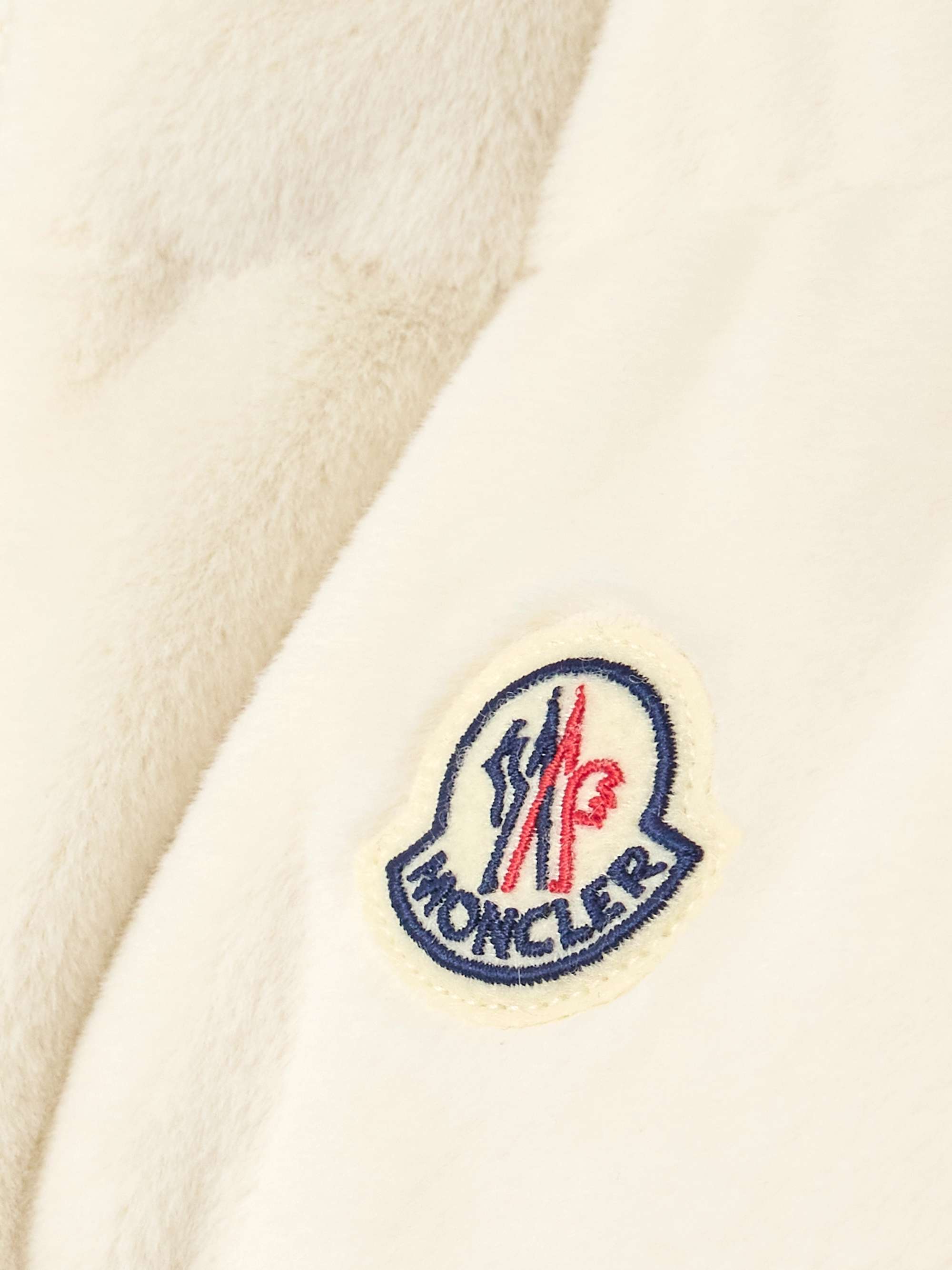 Arquest padded quilted faux fur and shell down gilet view
