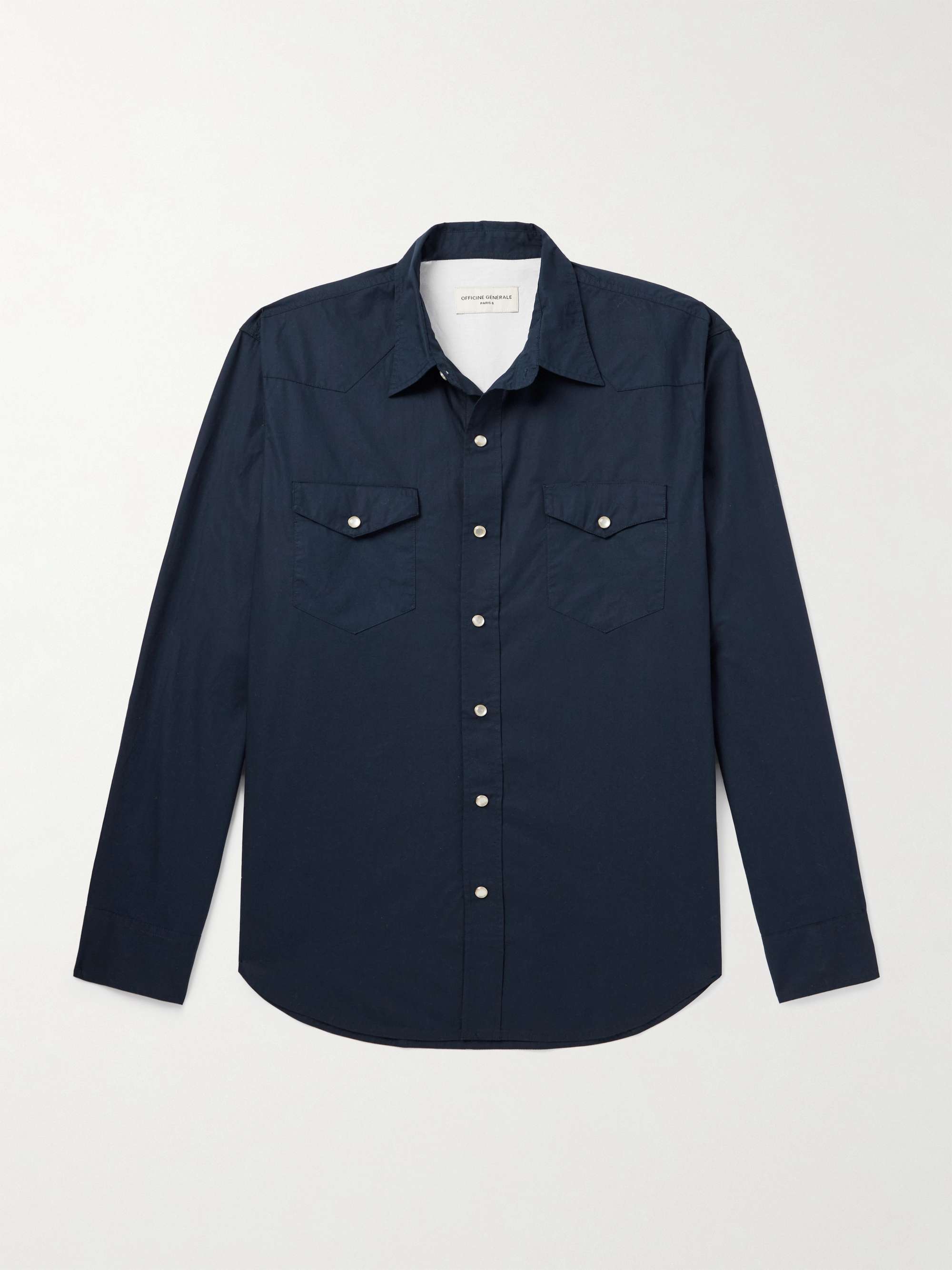 Maverick Organic Cotton-Poplin Shirt hero visual