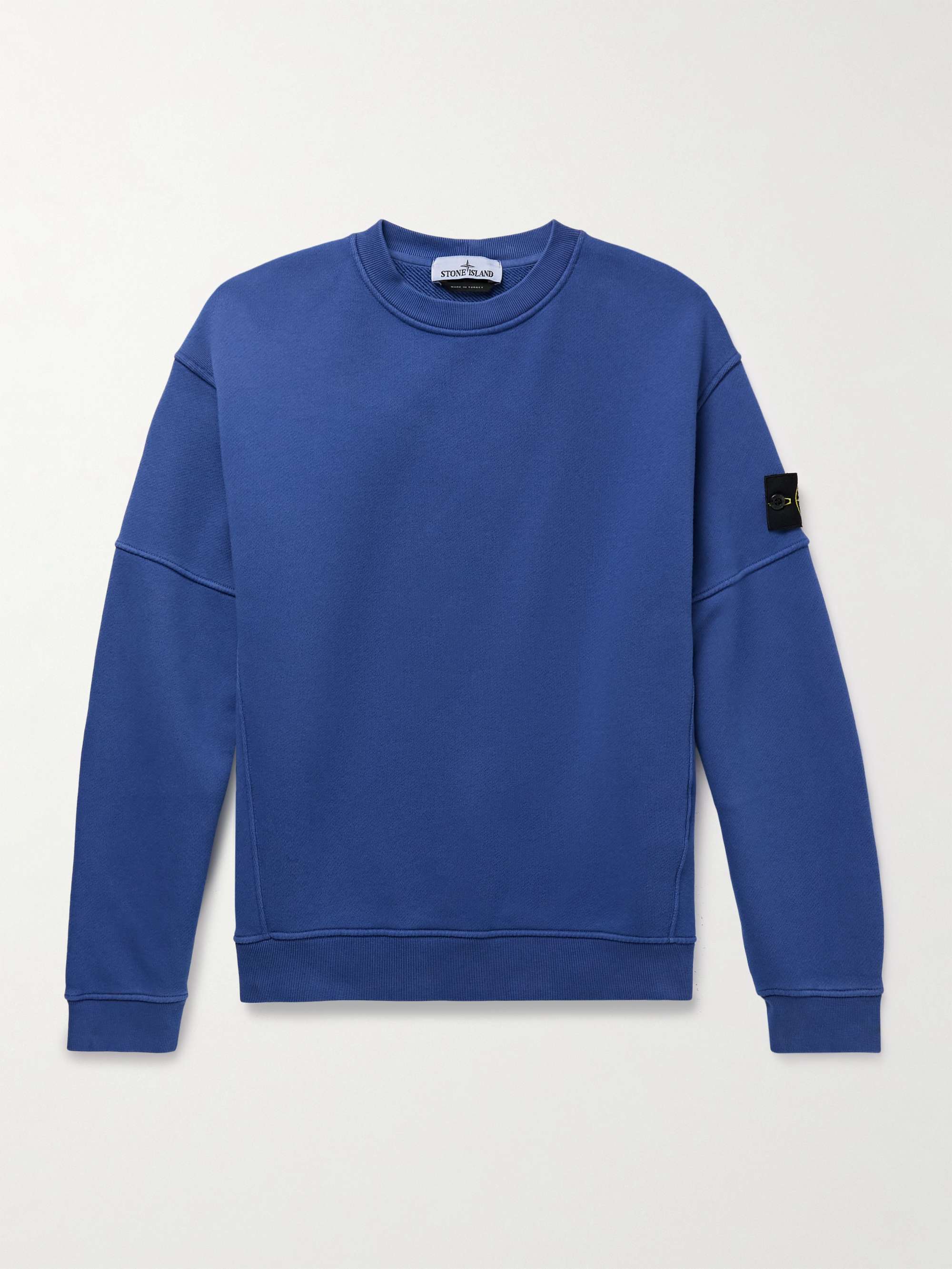 Logo-Appliquéd Garment-Dyed Organic Cotton-Jersey Sweatshirt hero visual