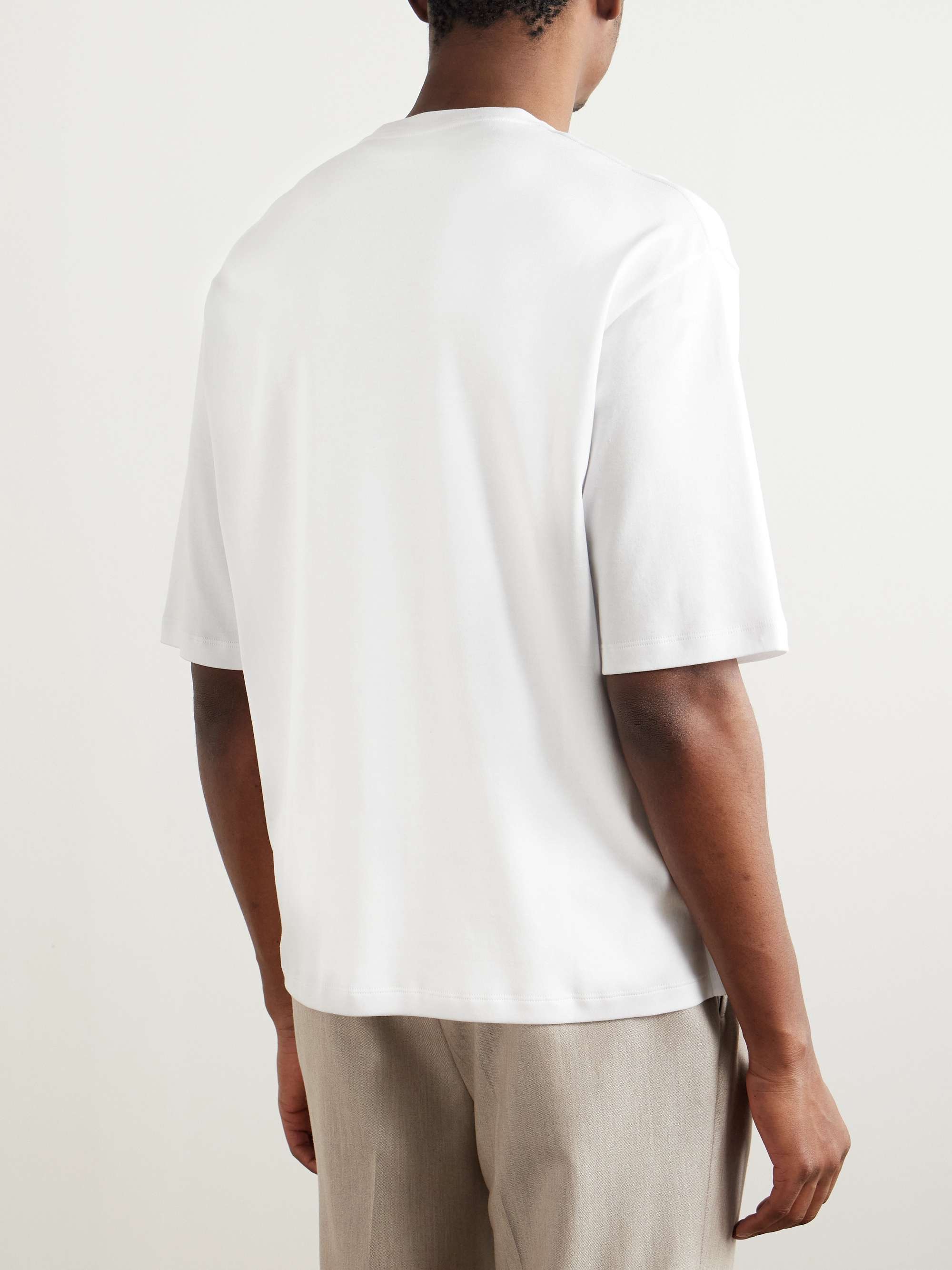 Tremezzo Sea Island Cotton-Jersey T-Shirt view