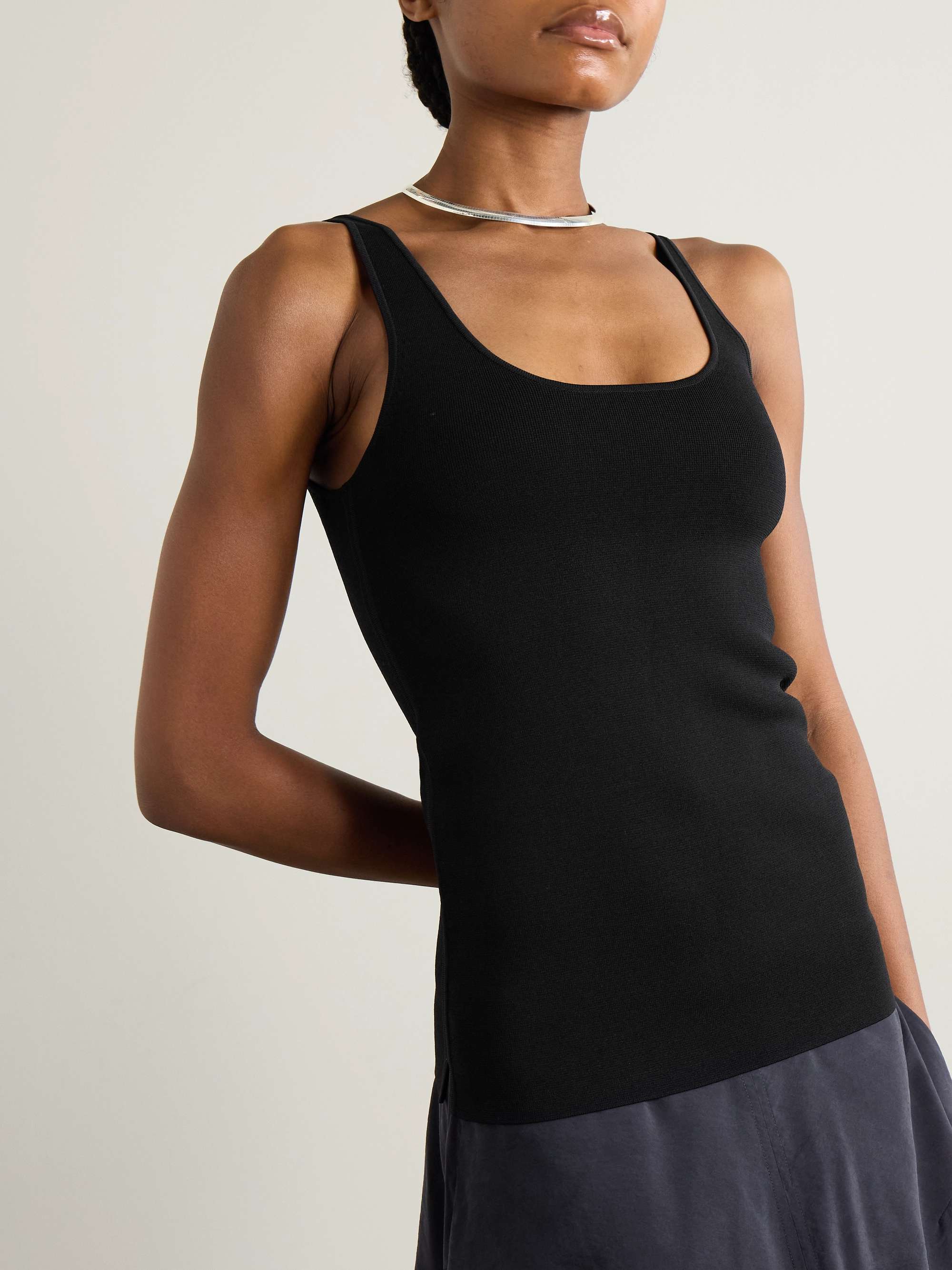 Knitted tank view