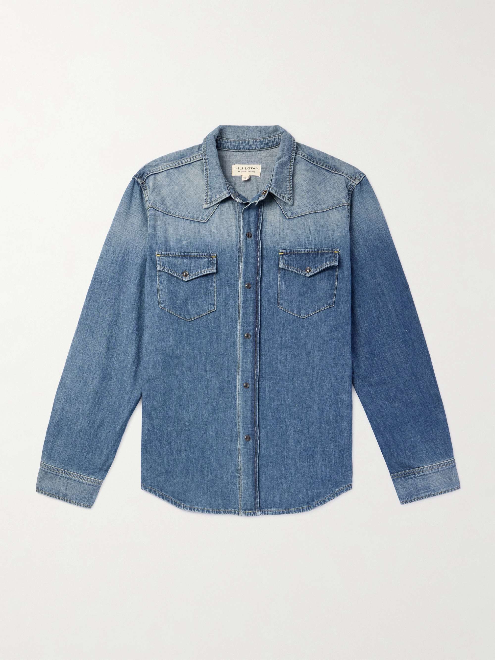 Travis Denim Shirt hero visual