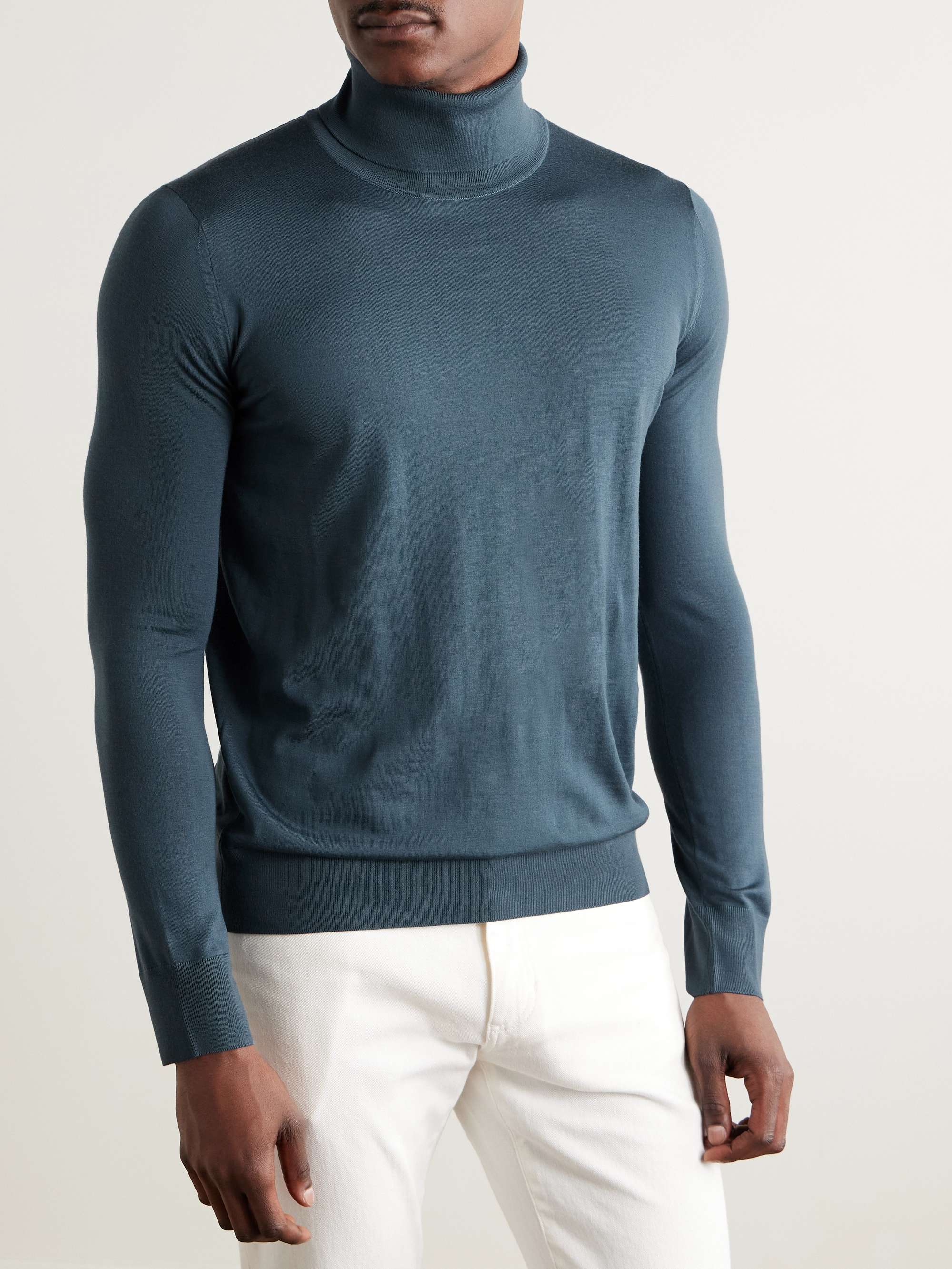 Wish® Virgin Wool Rollneck Sweater view