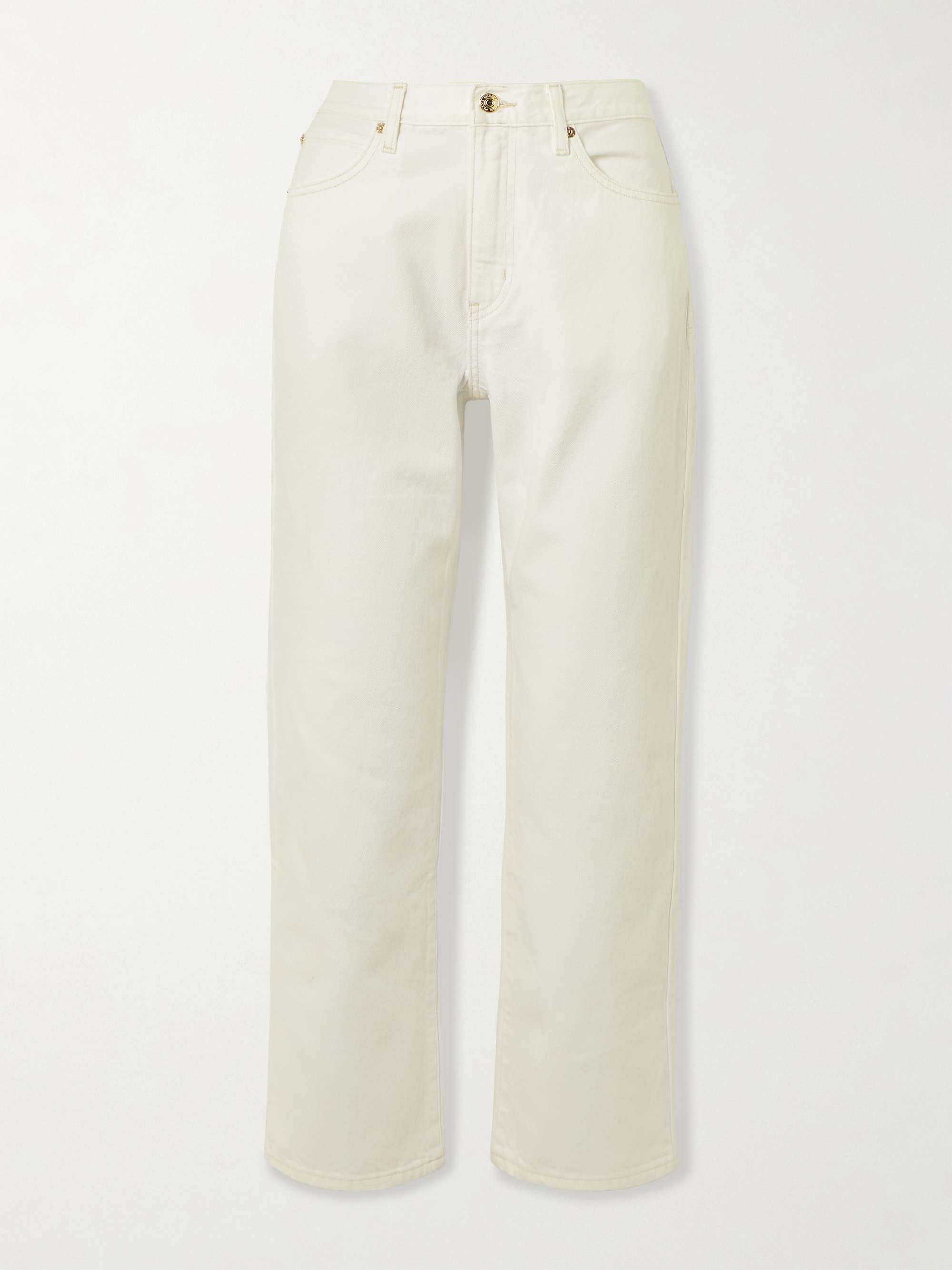 The Hang mid-rise straight-leg jeans hero visual