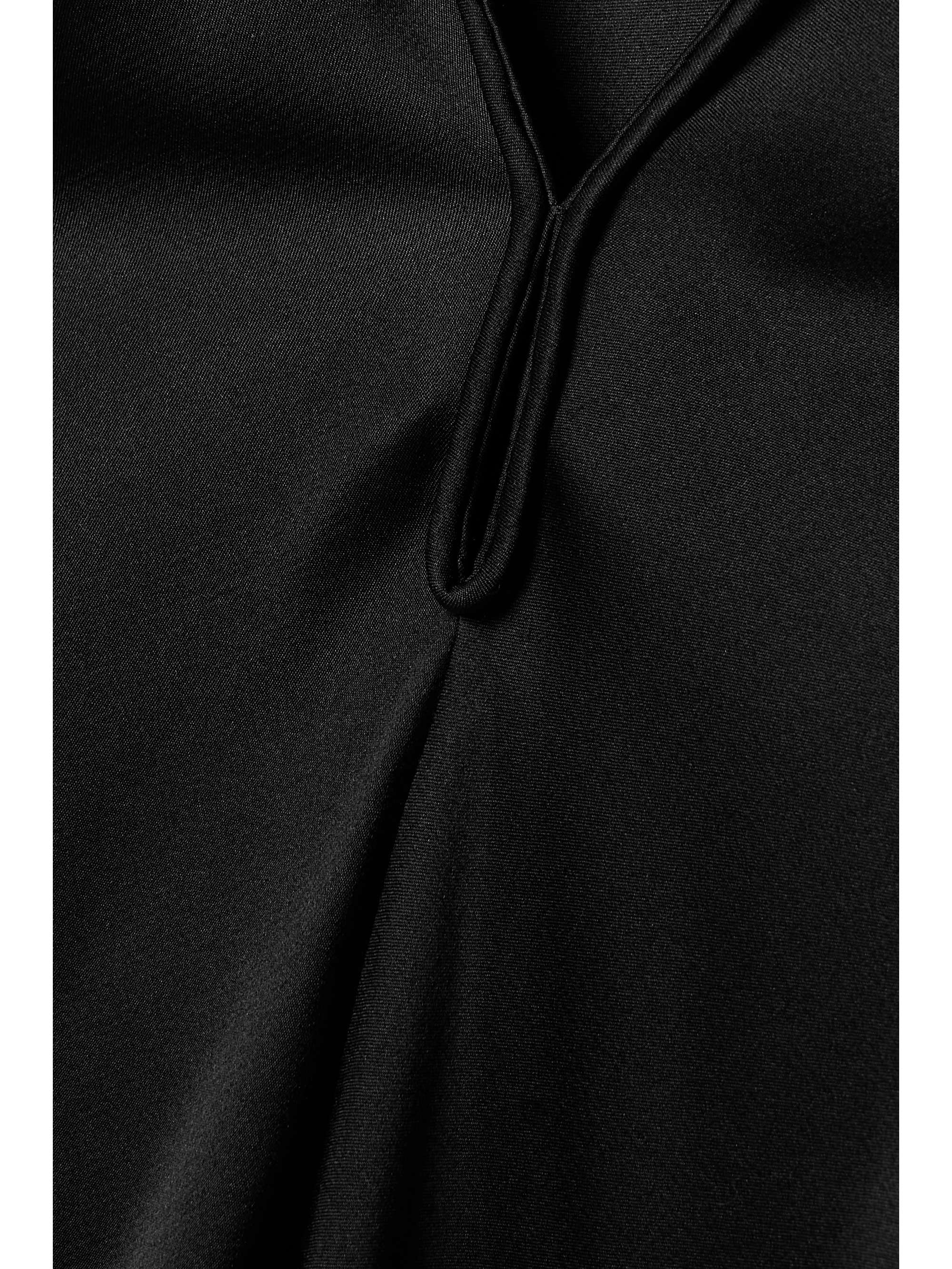 Silk-satin maxi dress view