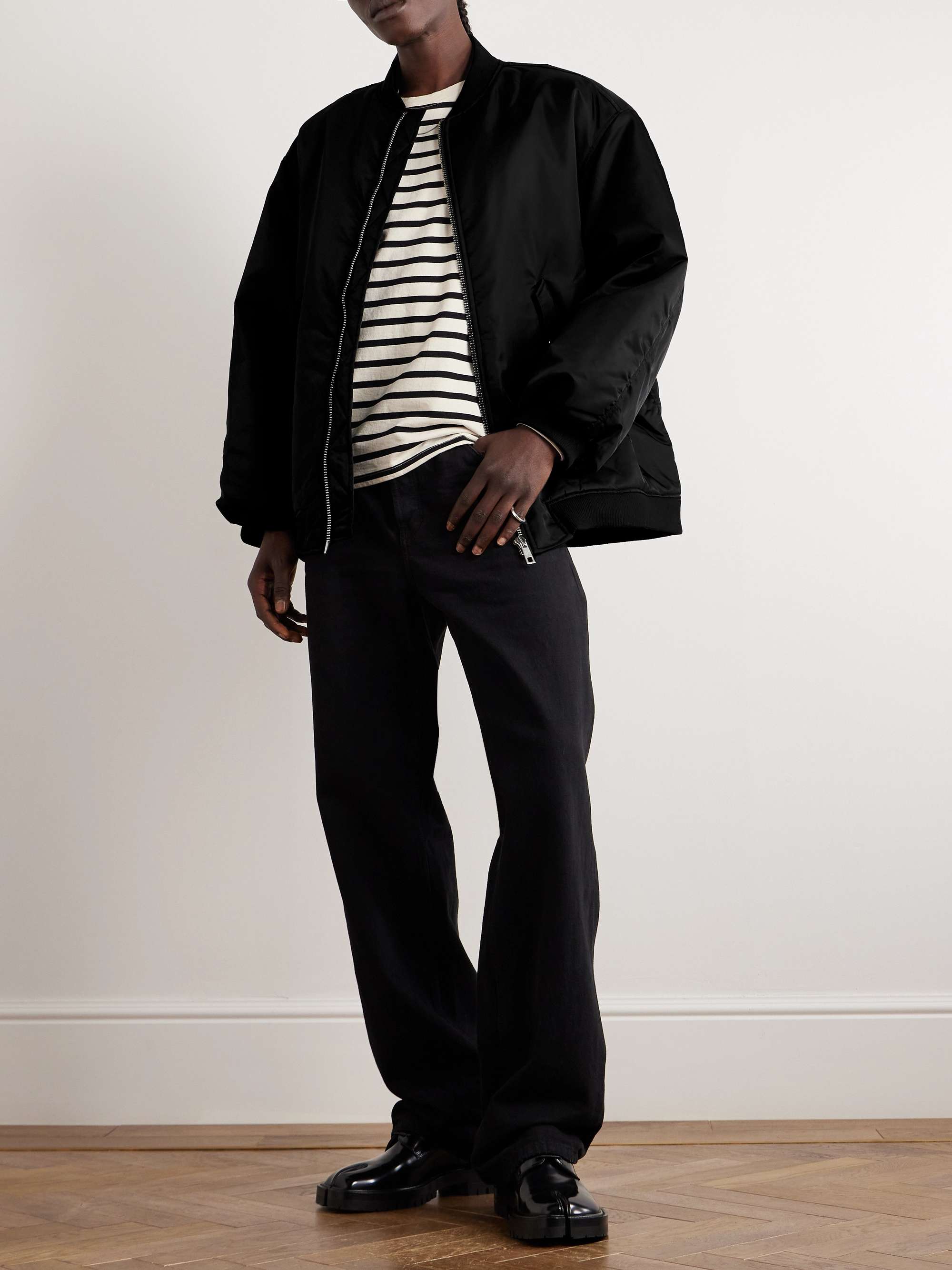 Astra Satin-Twill Bomber Jacket view