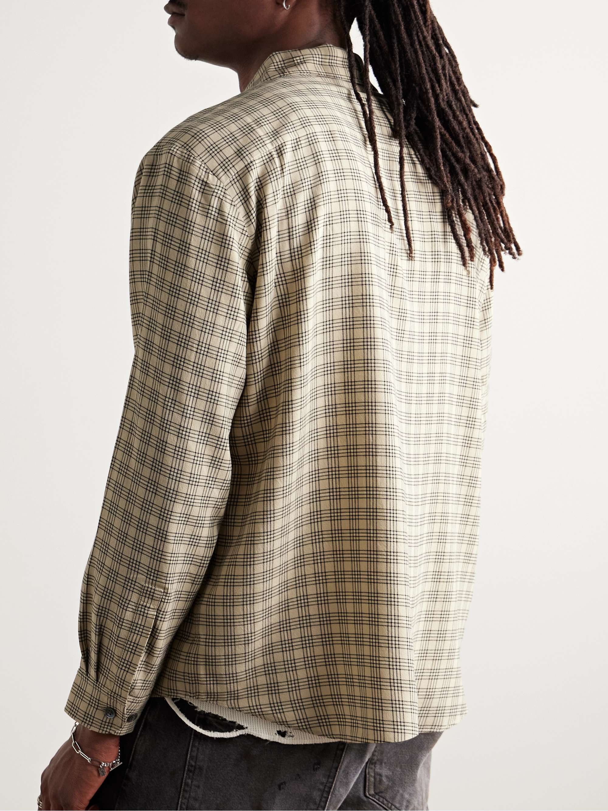 Cloak Checked Woven Shirt view