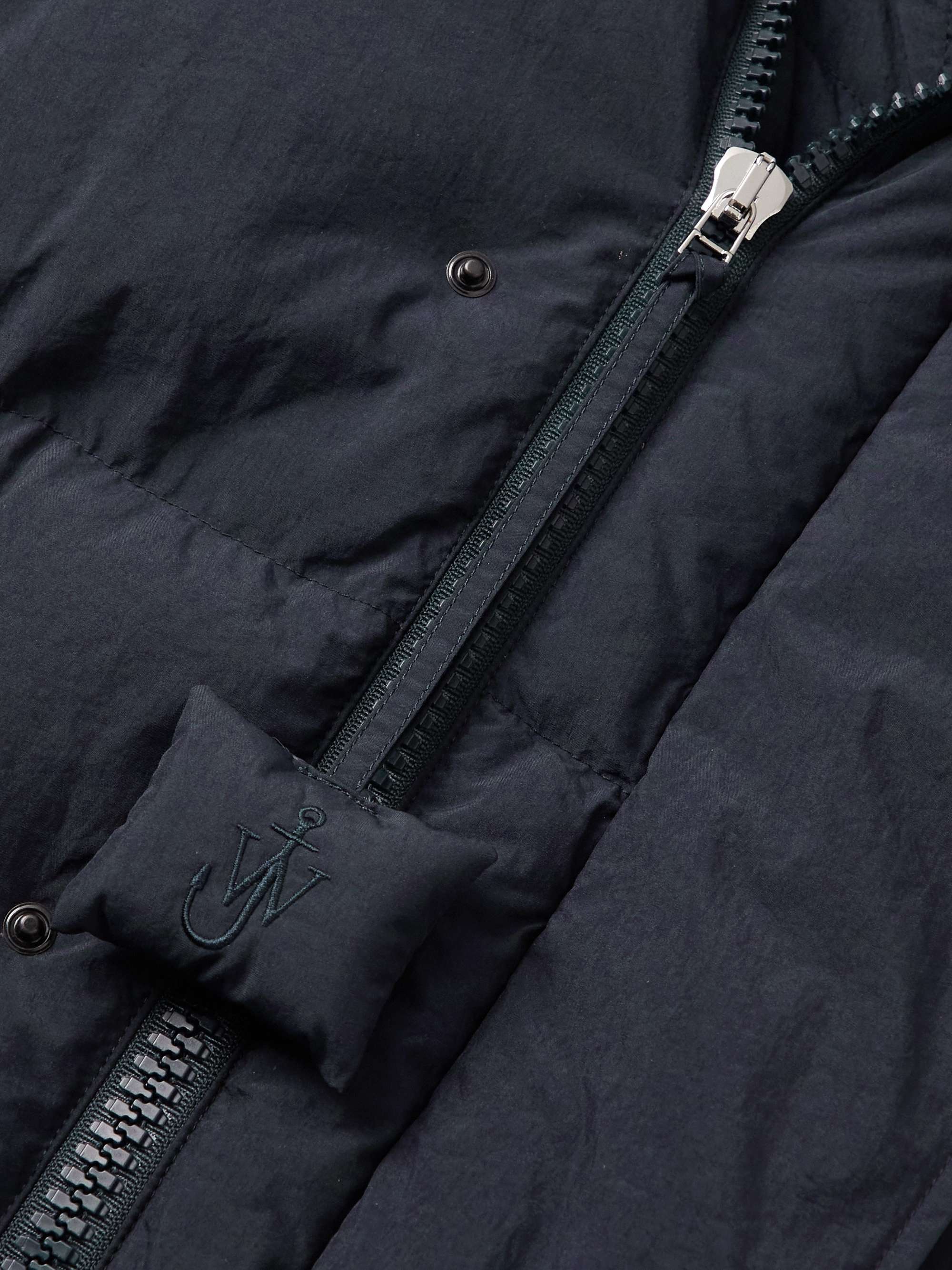 1 Moncler JW Anderson Donard Logo-Appliquéd Quilted Shell Hooded Down Jacket view