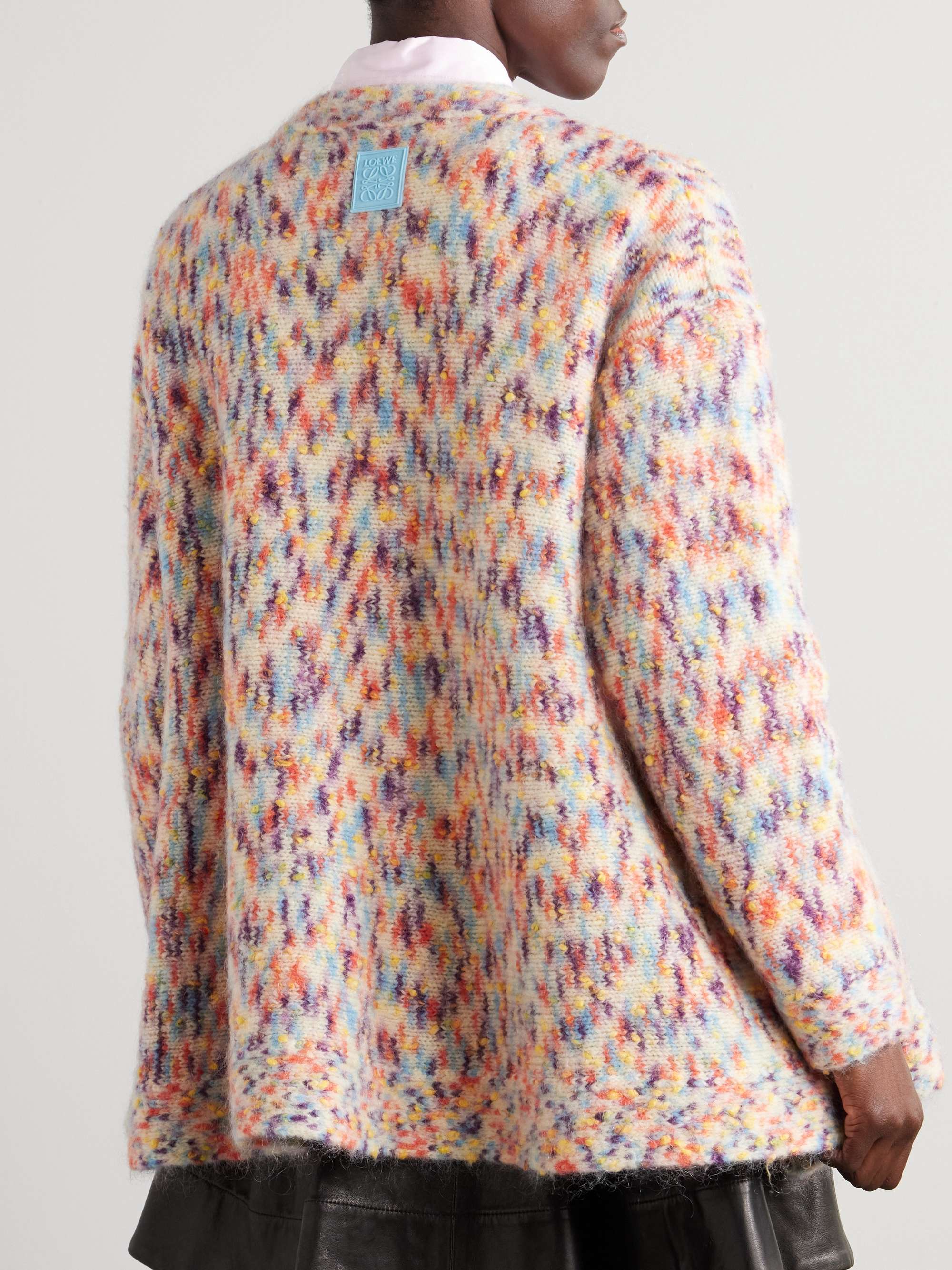 Bouclé cardigan view