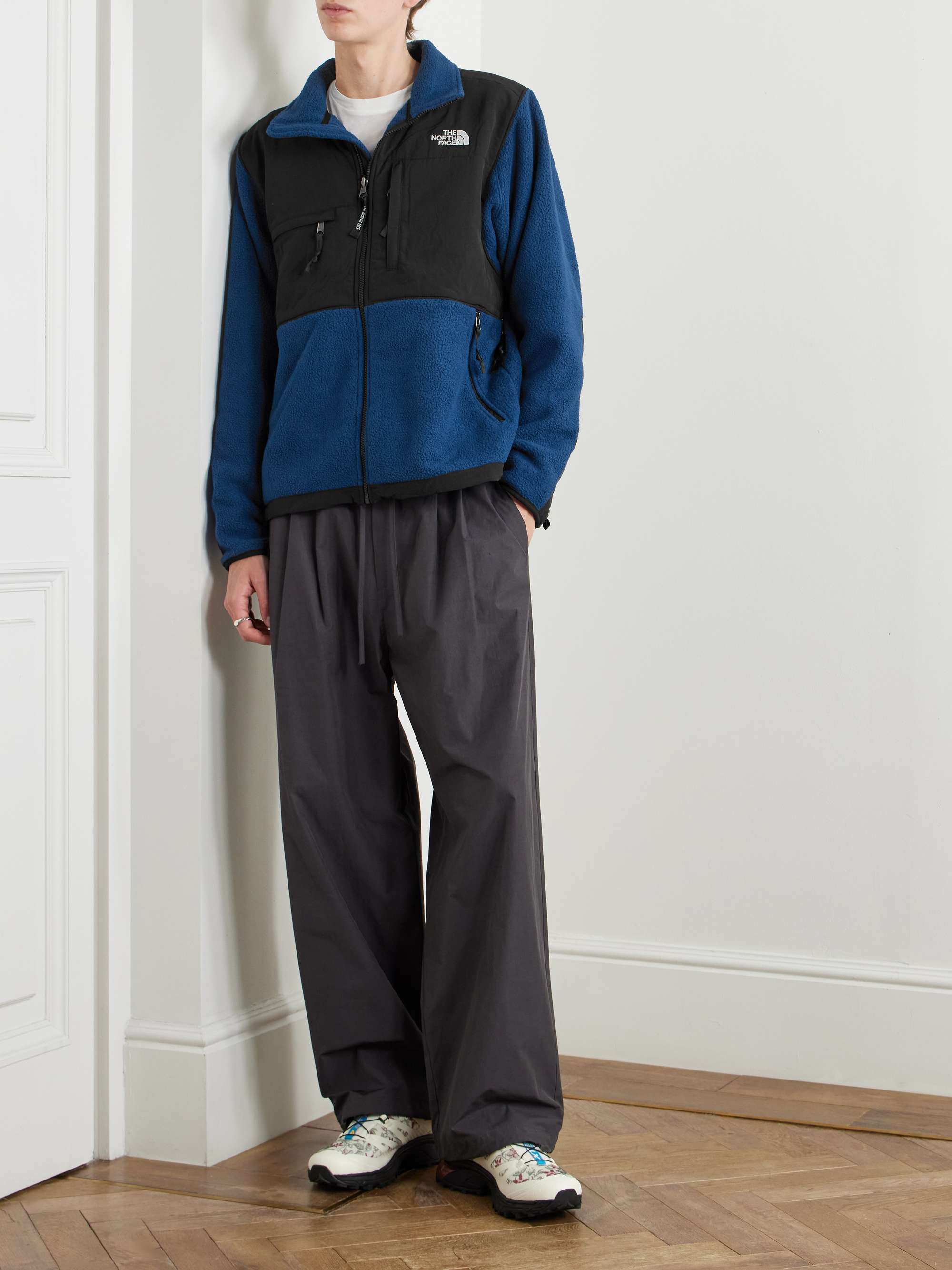 Retro Denali Logo-Embroidered Nylon and Fleece Jacket view