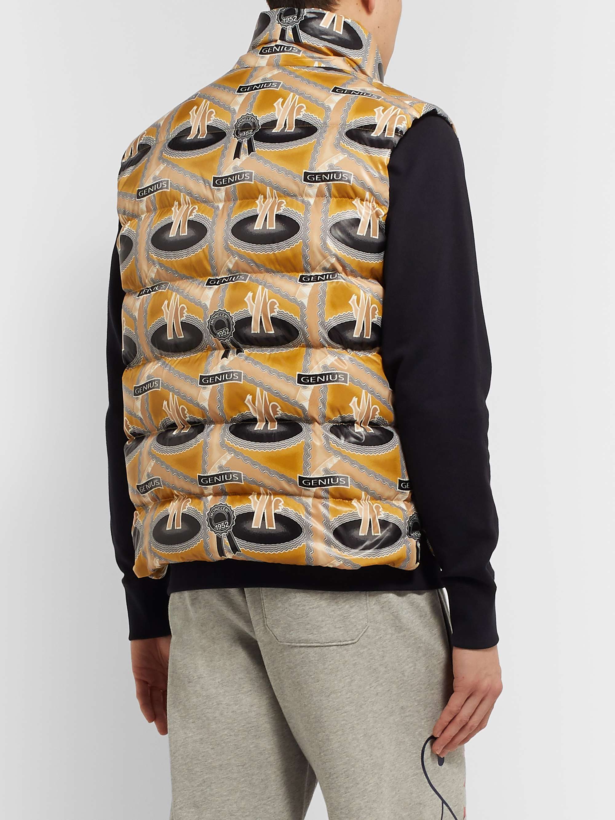 + Fergus Purcell 2 Moncler 1952 Parker Printed Quilted Nylon Down Gilet view