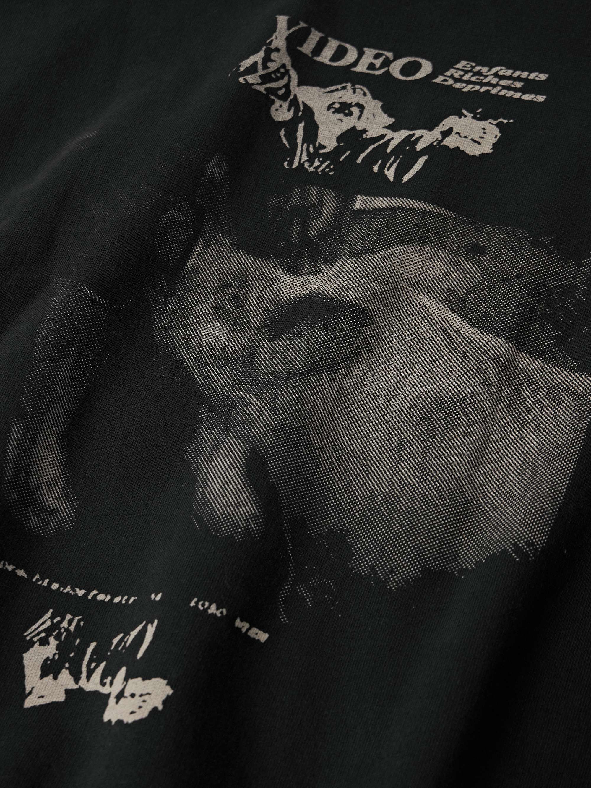Benny's Video Printed Cotton-Jersey Hoodie view