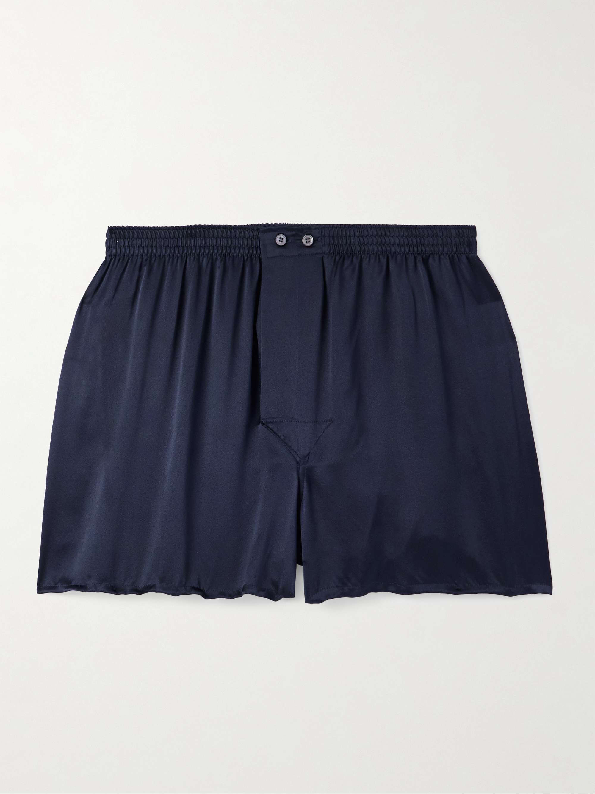 Bailey Silk-Satin Boxer Shorts hero visual