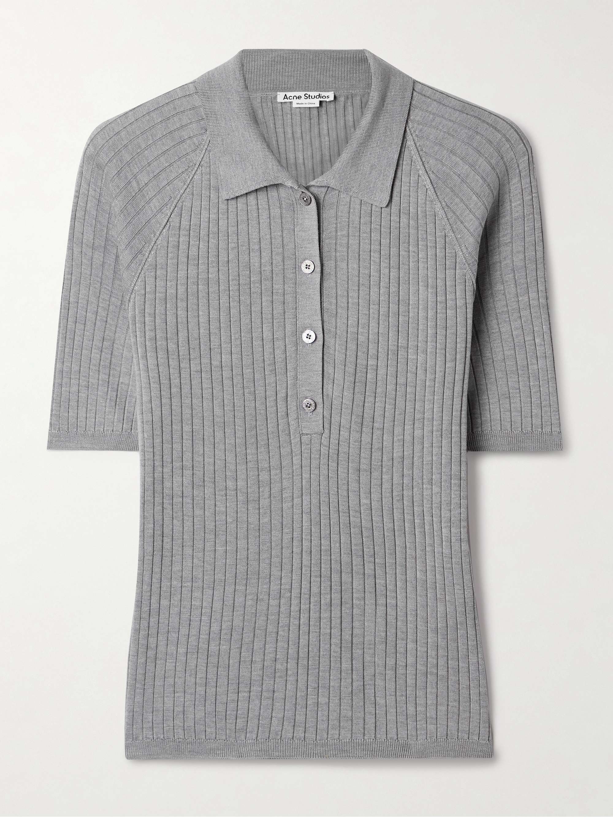 Ribbed silk top hero visual