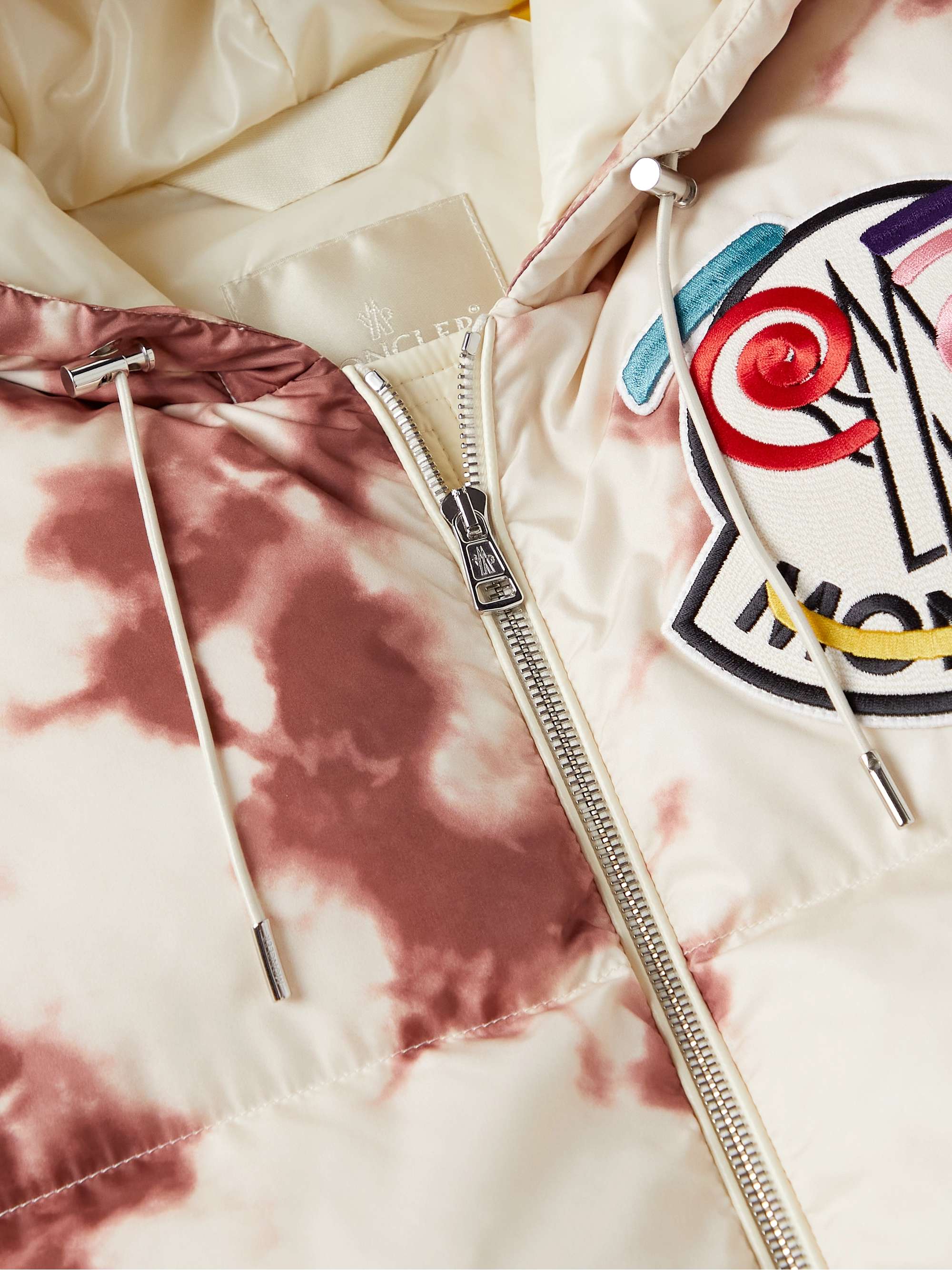 2 Moncler 1952 Tie-Dyed Quilted Shell Hooded Gilet view