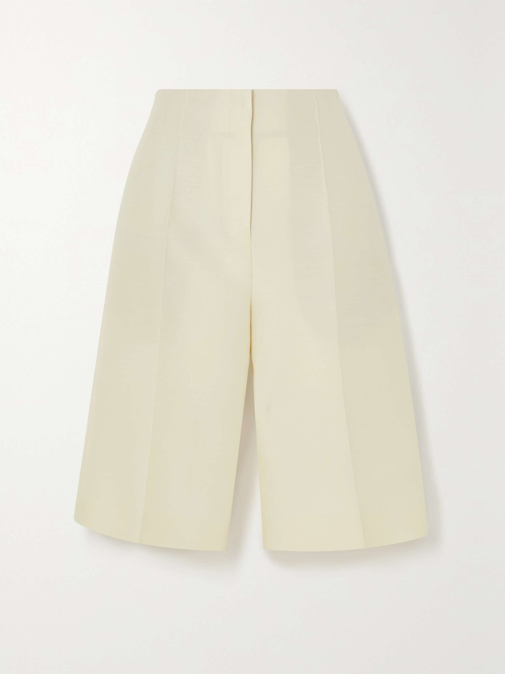 Flash wool and silk-blend shorts hero visual
