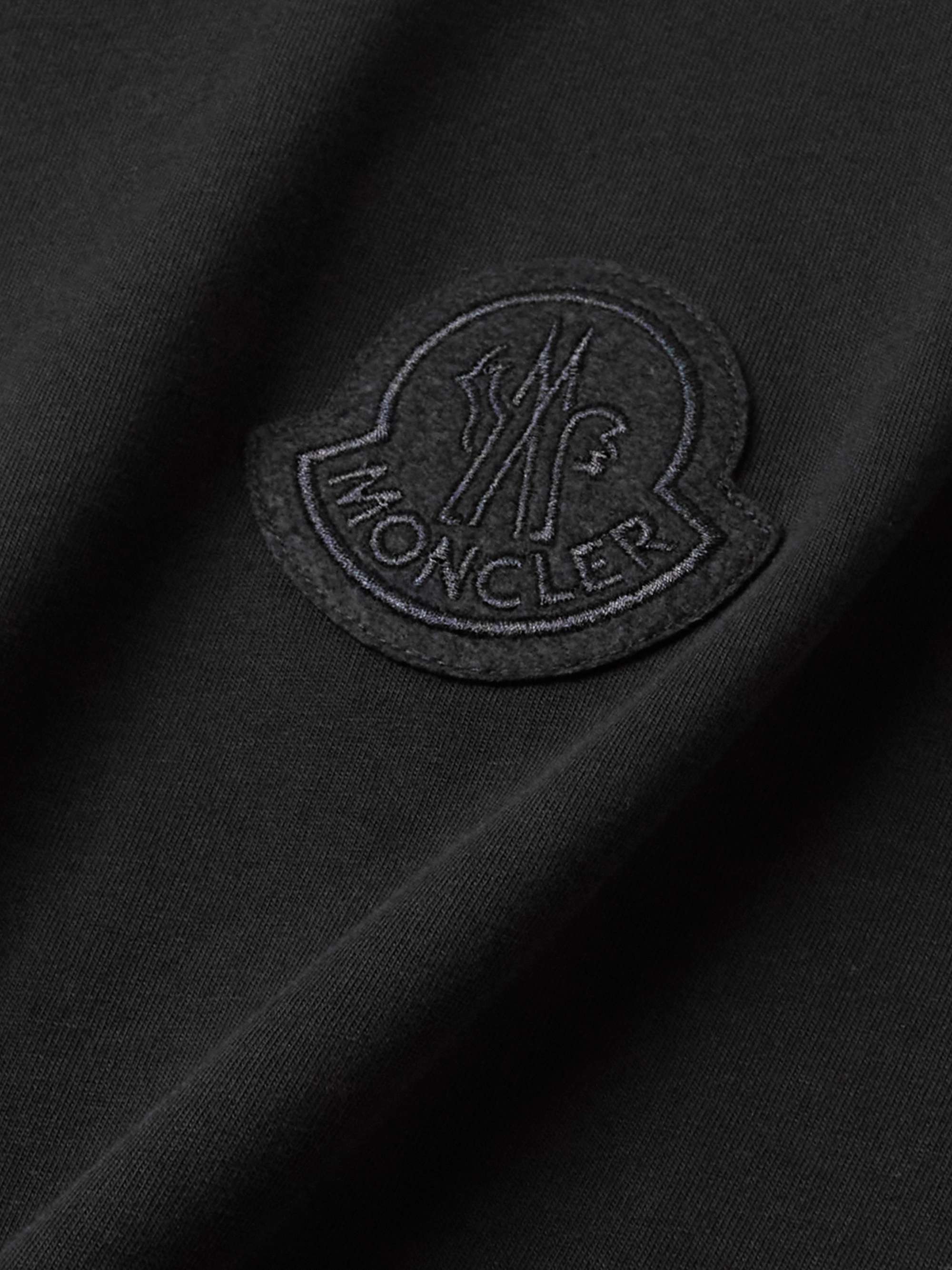 2 Moncler 1952 Logo-Appliquéd Cotton-Jersey T-Shirt view