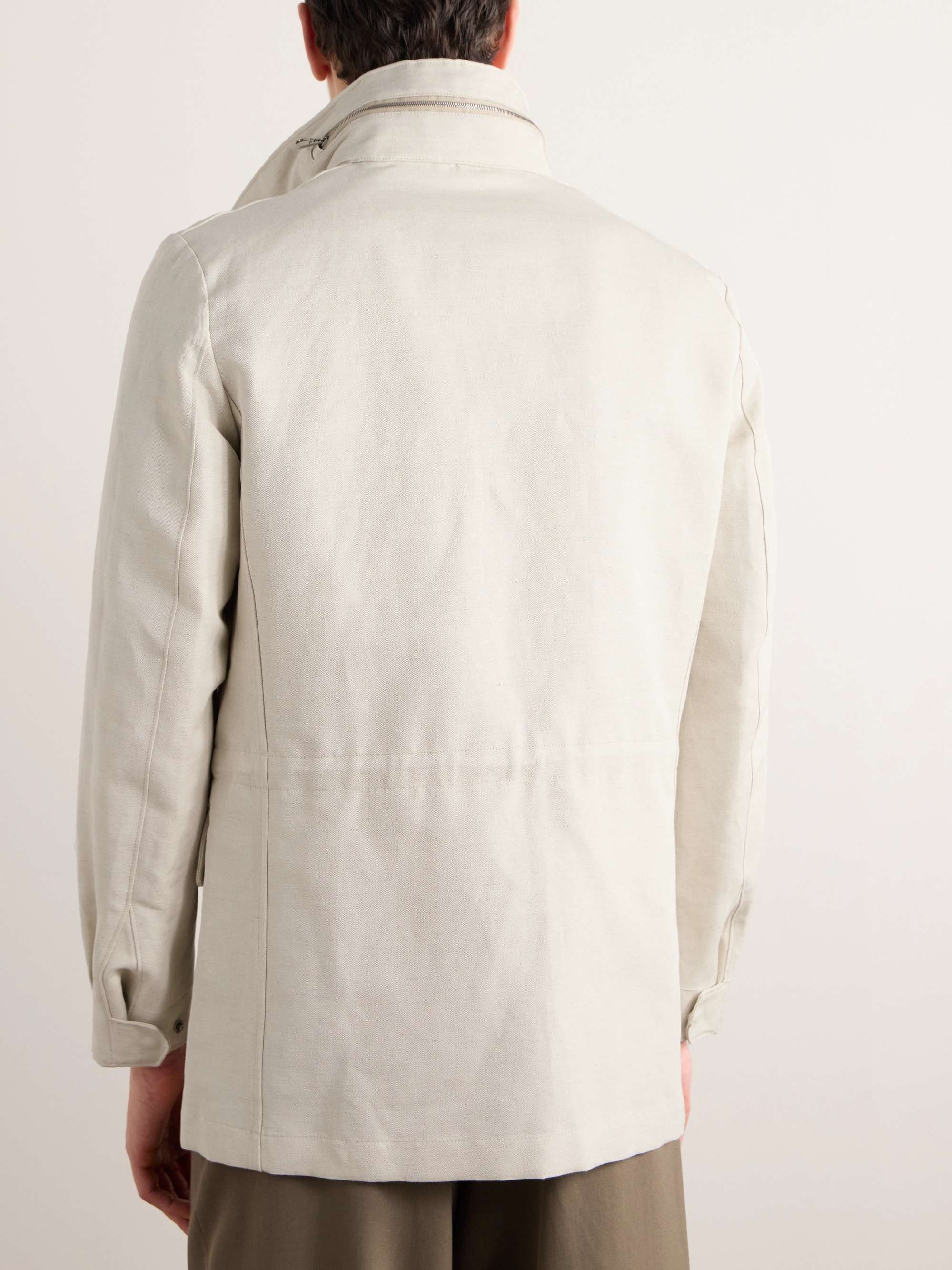 Traveler Rain System® Cotton and Linen-Blend Field Jacket view
