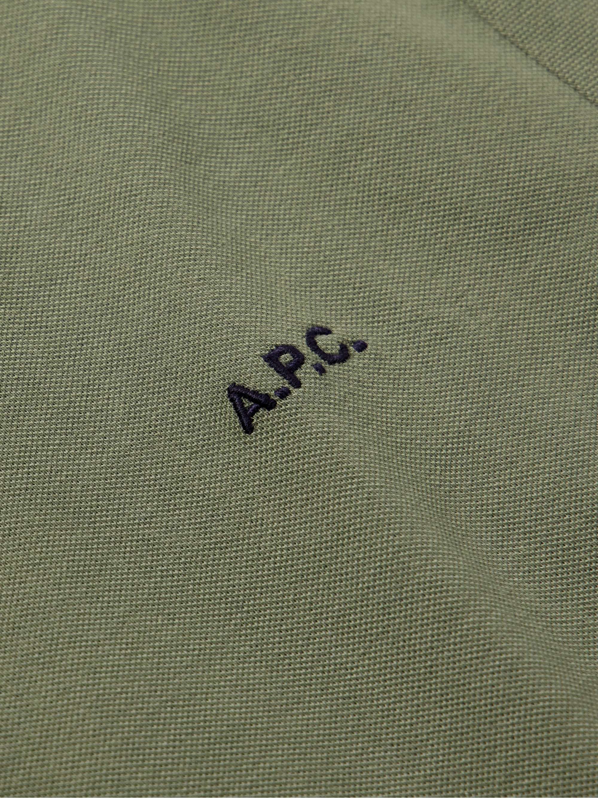 Standard Logo-Embroidered Organic Cotton-Piqué Polo Shirt view