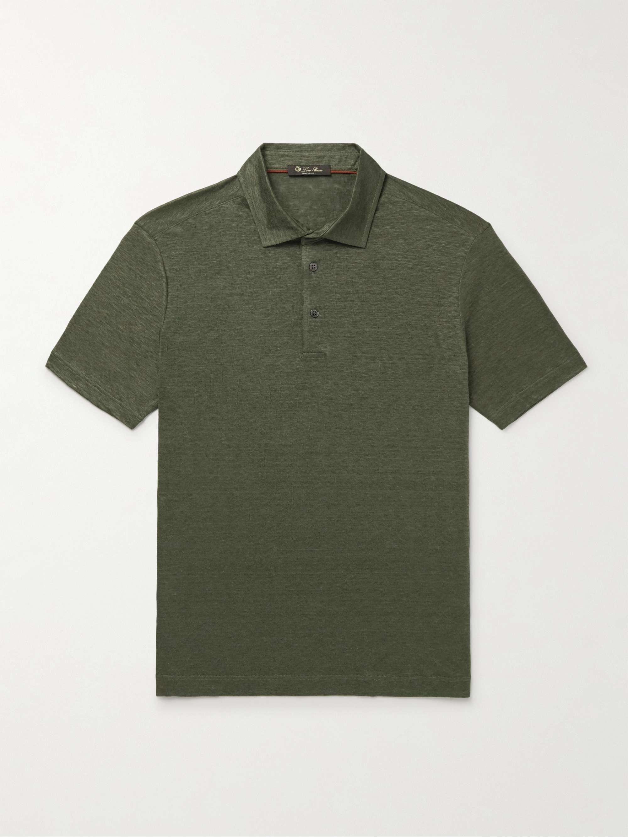 Linen Polo Shirt hero visual