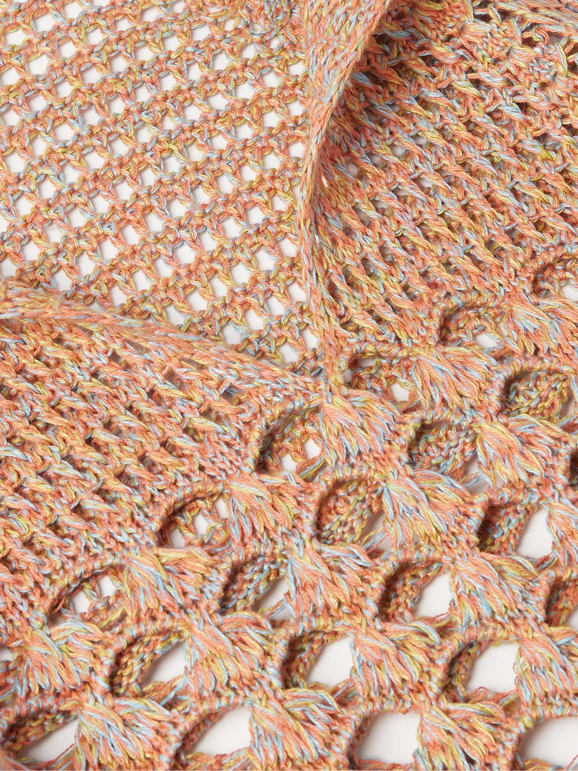 Open-Knit Linen and Cotton-Blend Sweater view