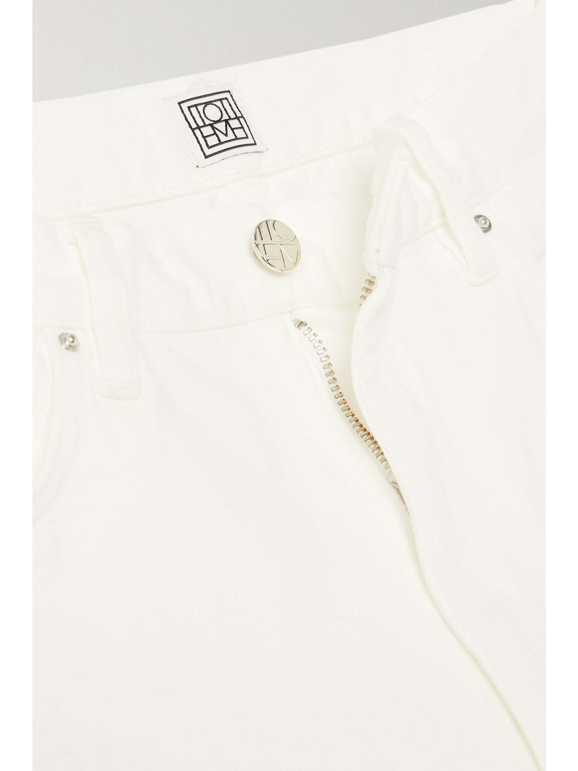 + NET SUSTAIN Twisted Seam high-rise straight-leg organic jeans view