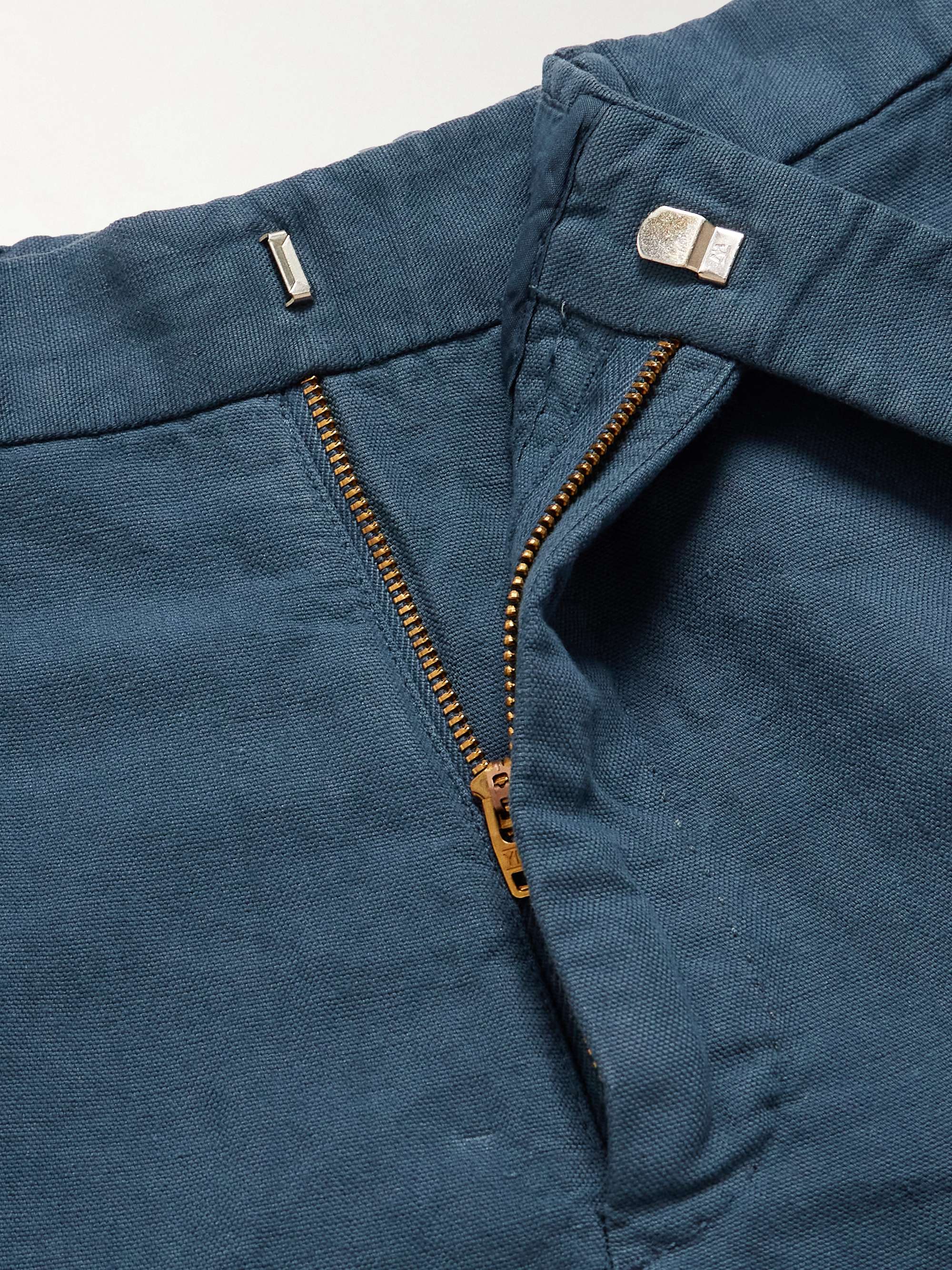 Sport Straight-Leg Hemp and Cotton-Blend Canvas Trousers view