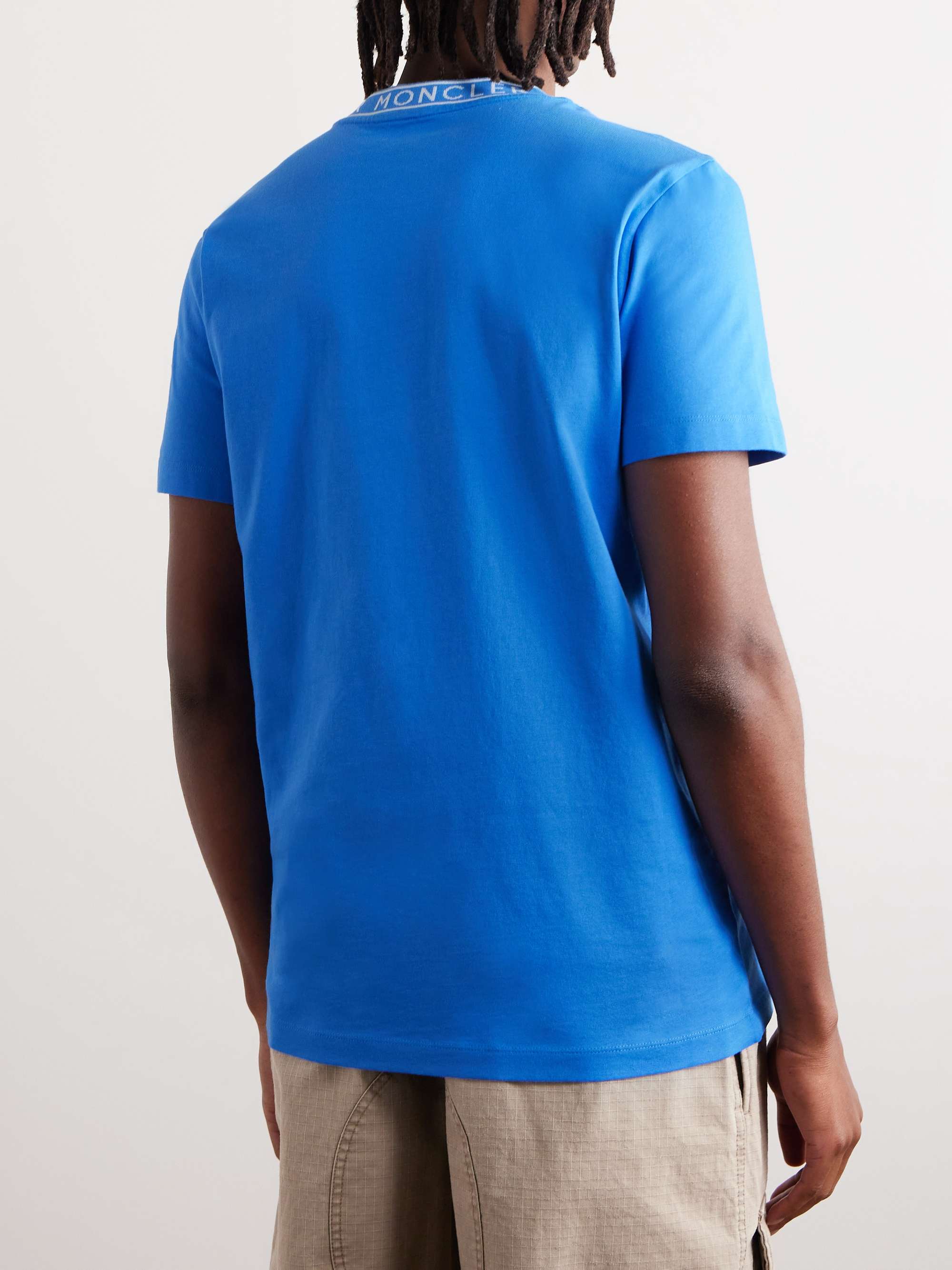 Slim-Fit Logo-Detailed Cotton-Jersey T-Shirt view