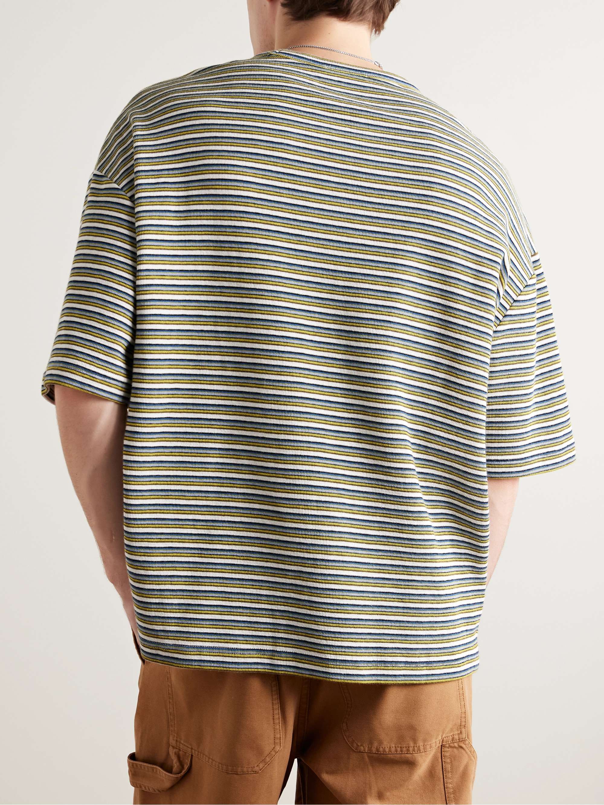 Bahia Jacquard-Knit Organic Cotton-Blend T-Shirt view