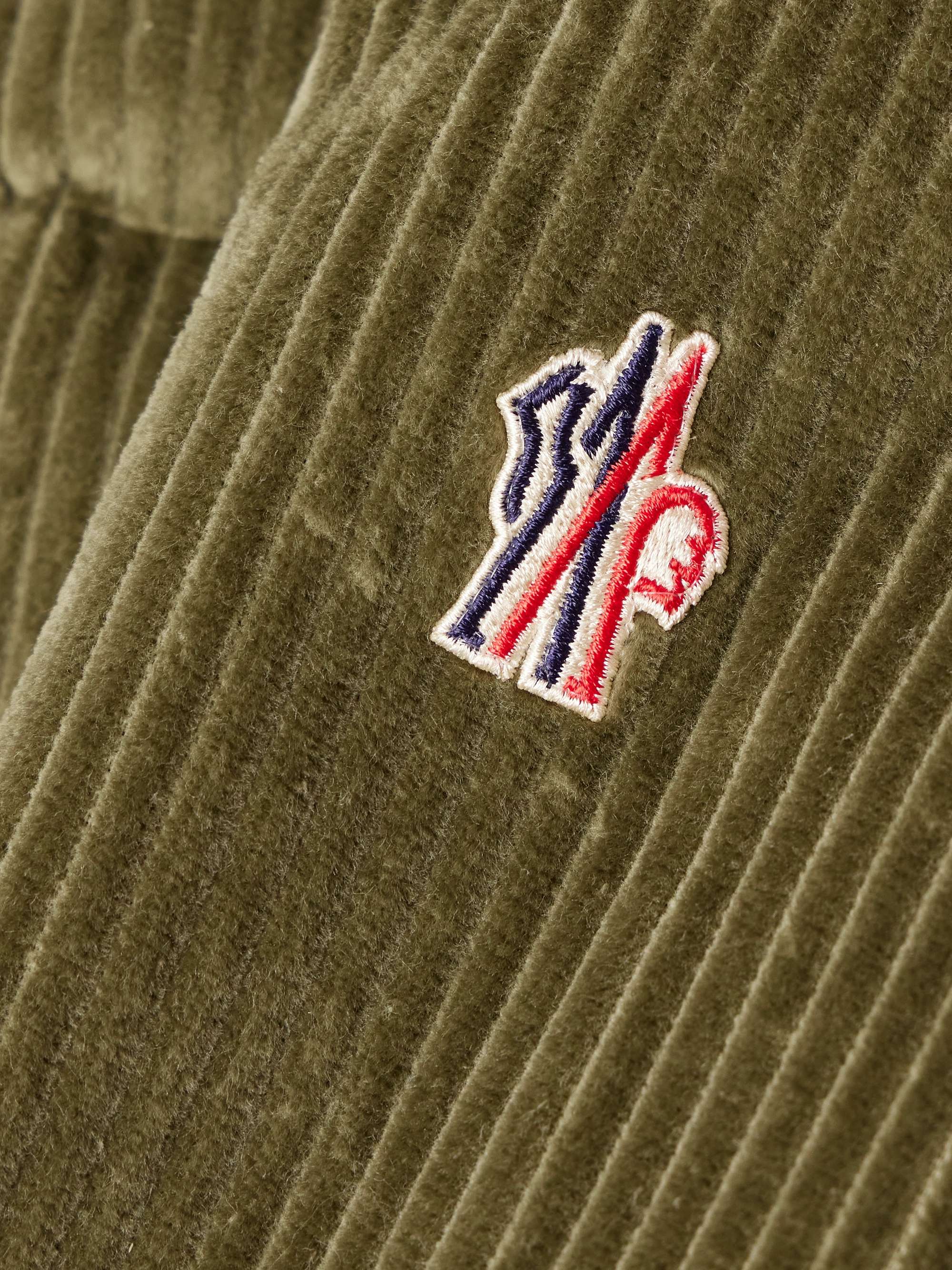 Padded Cotton-Blend Corduroy Down Jacket view