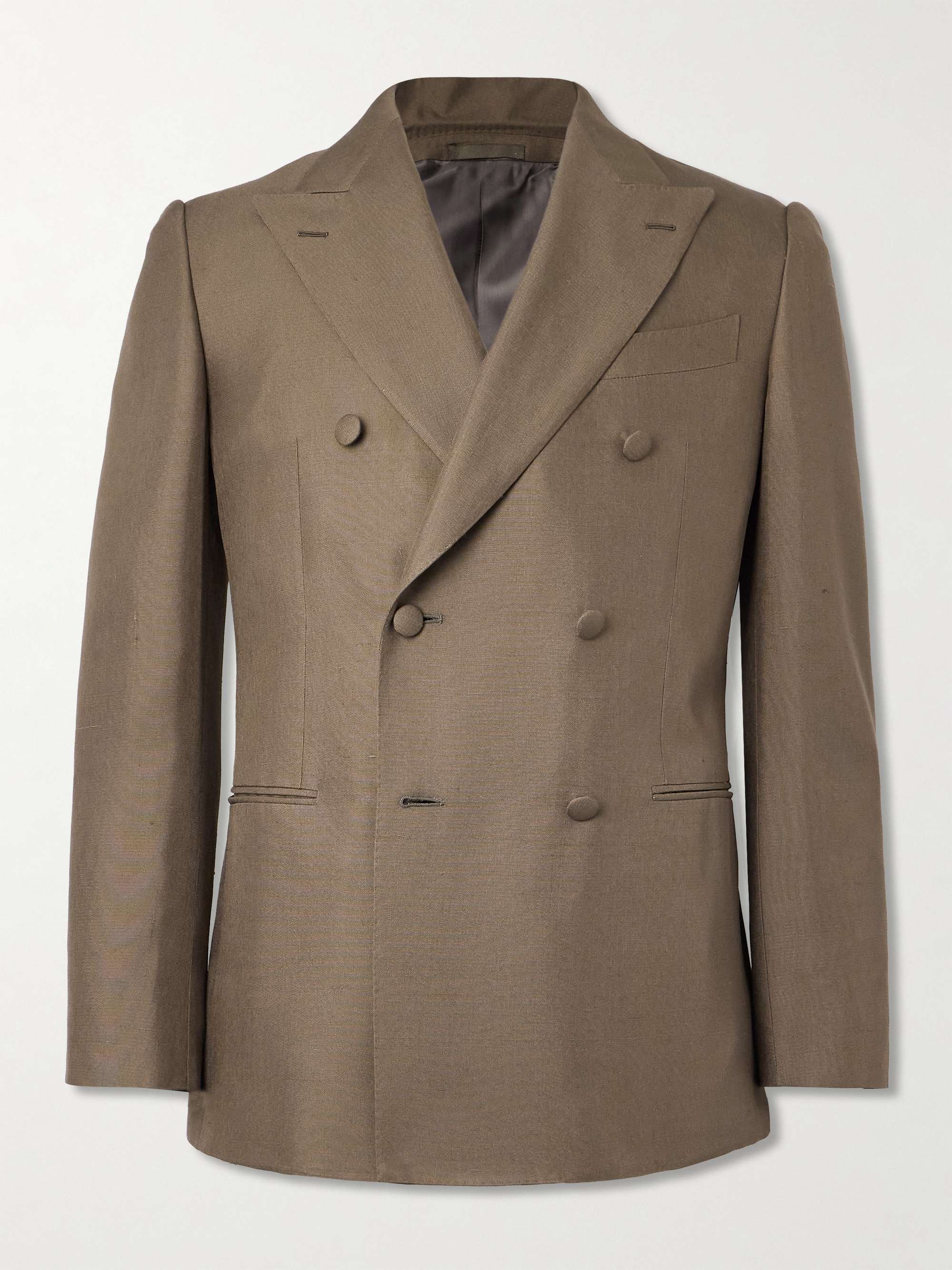 Double-Breasted Silk Tuxedo Jacket hero visual