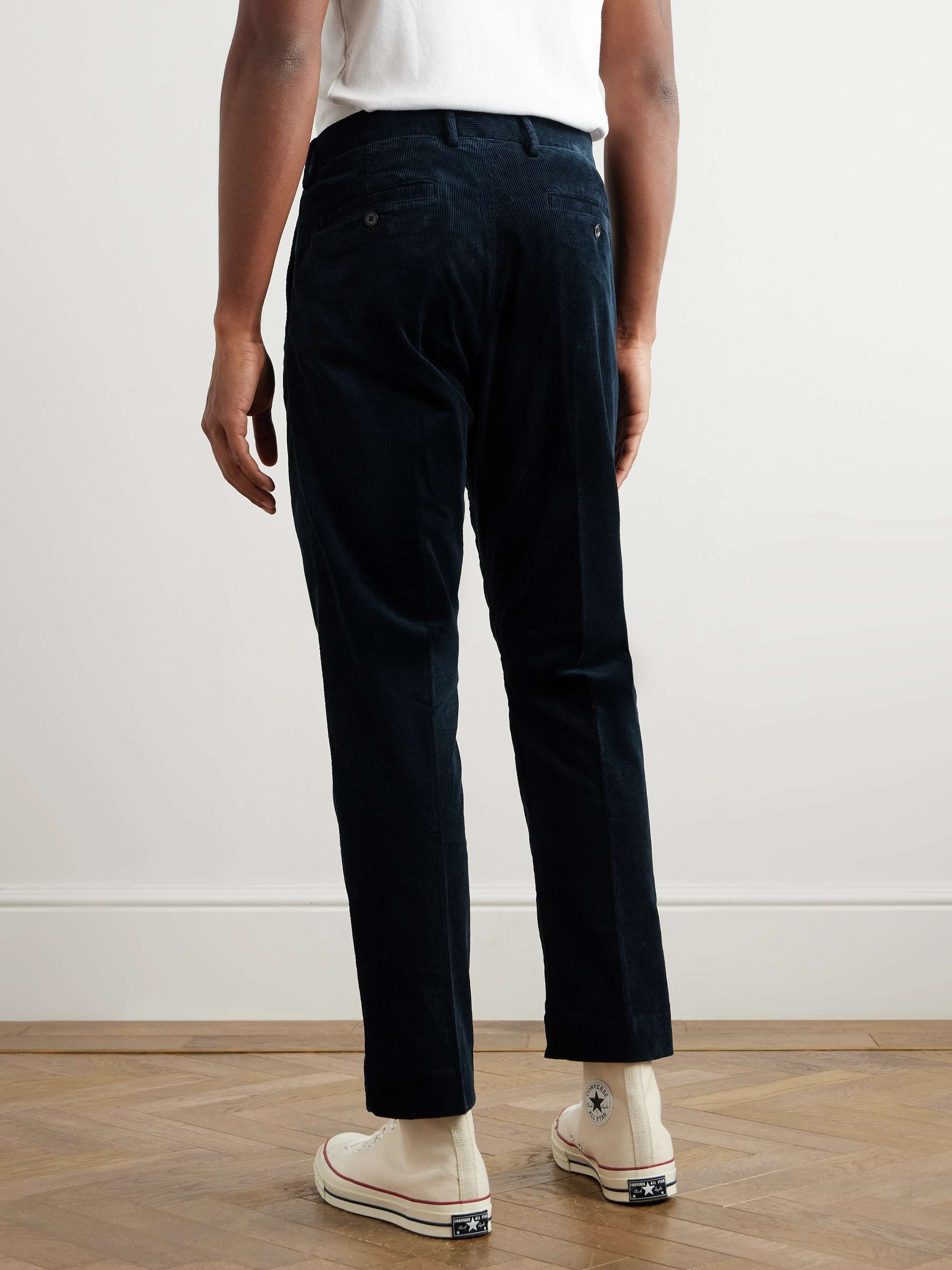Bill 1917 Straight-Leg Cotton-Blend Corduroy Trousers view
