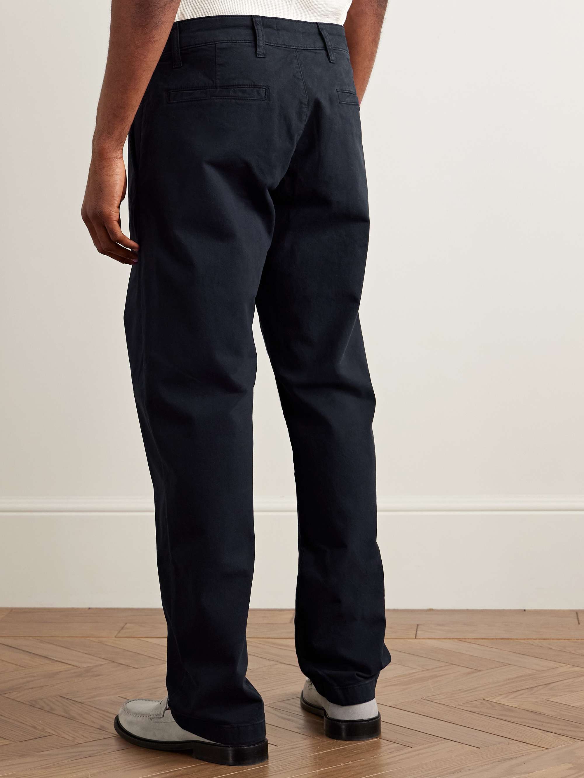 Aden 1923 Straight-Leg Organic Cotton-Blend Twill Chinos view