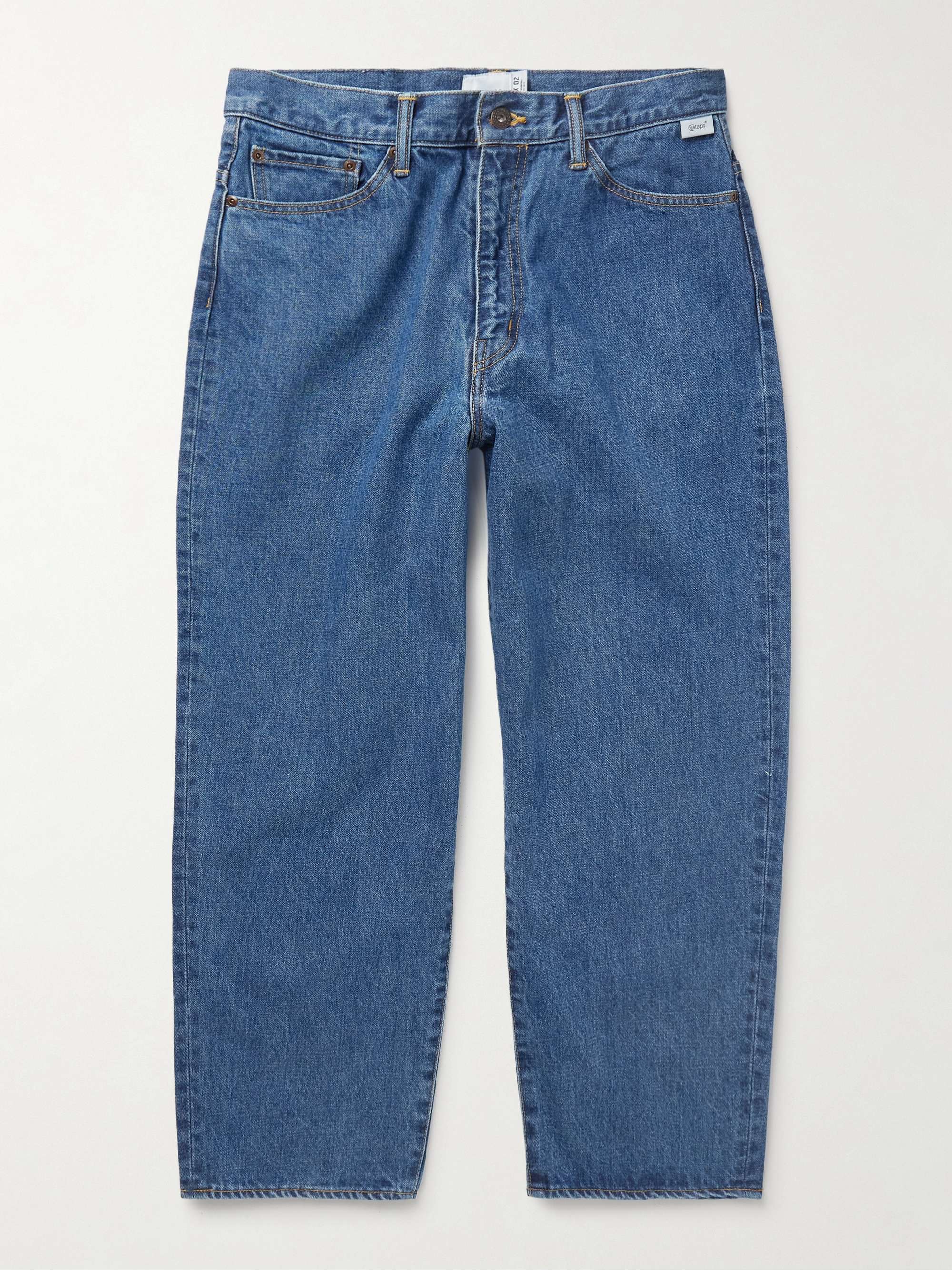 Barrel-Leg Embroidered Jeans hero visual