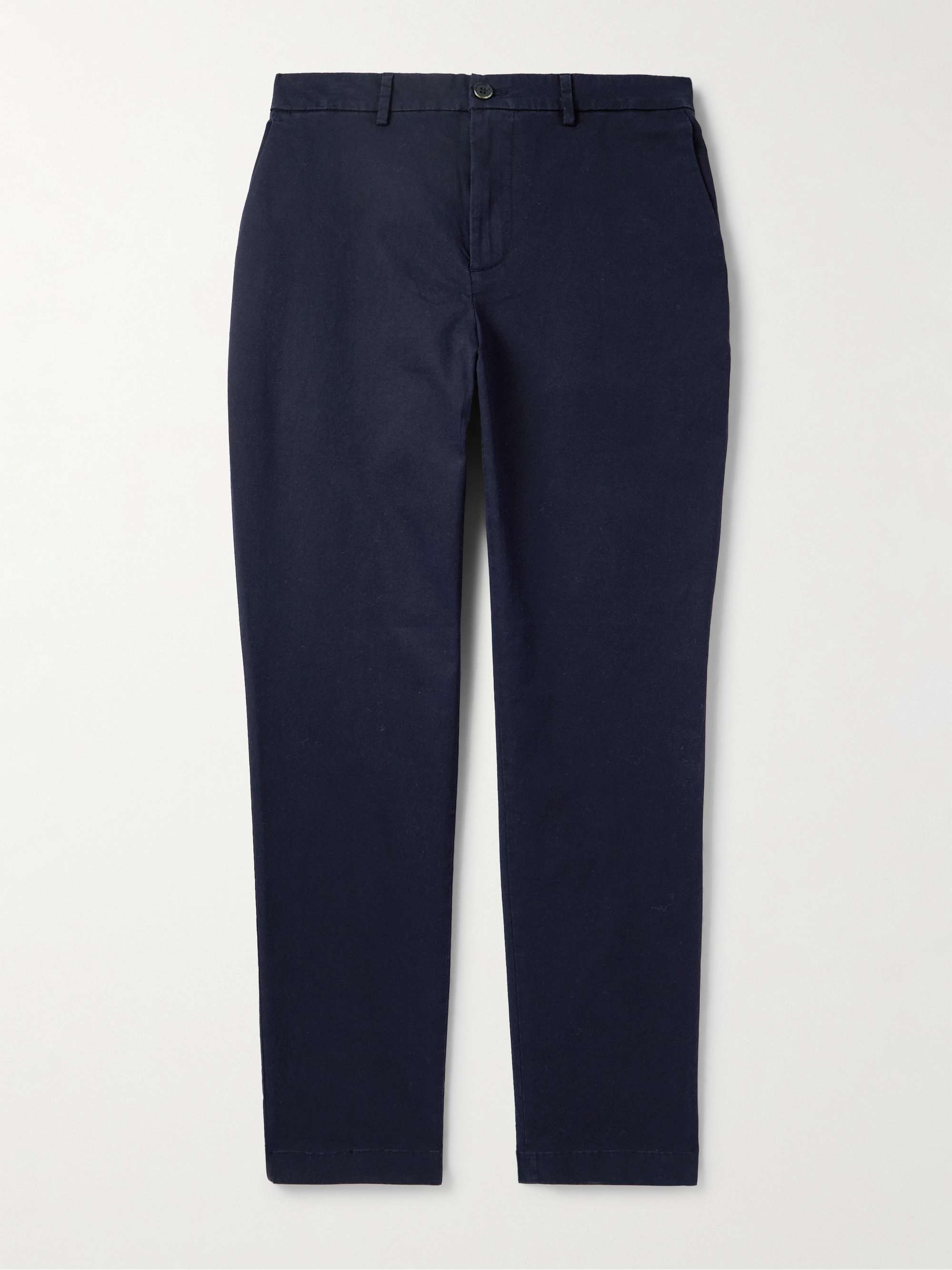 Pinco Slim-Fit Straight-Leg Stretch-Cotton Twill Trousers hero visual