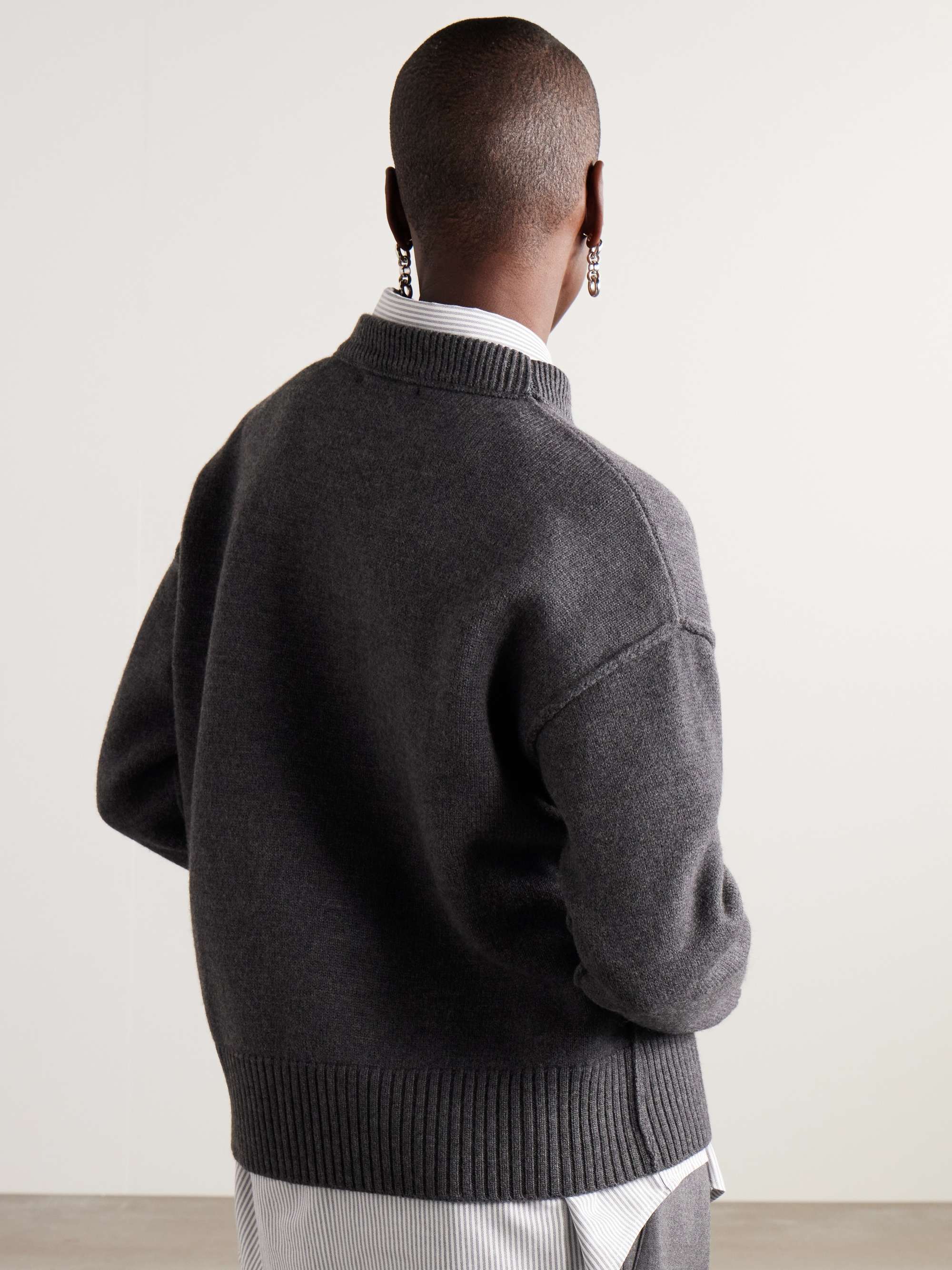 + NET SUSTAIN ADC intarsia wool sweater view