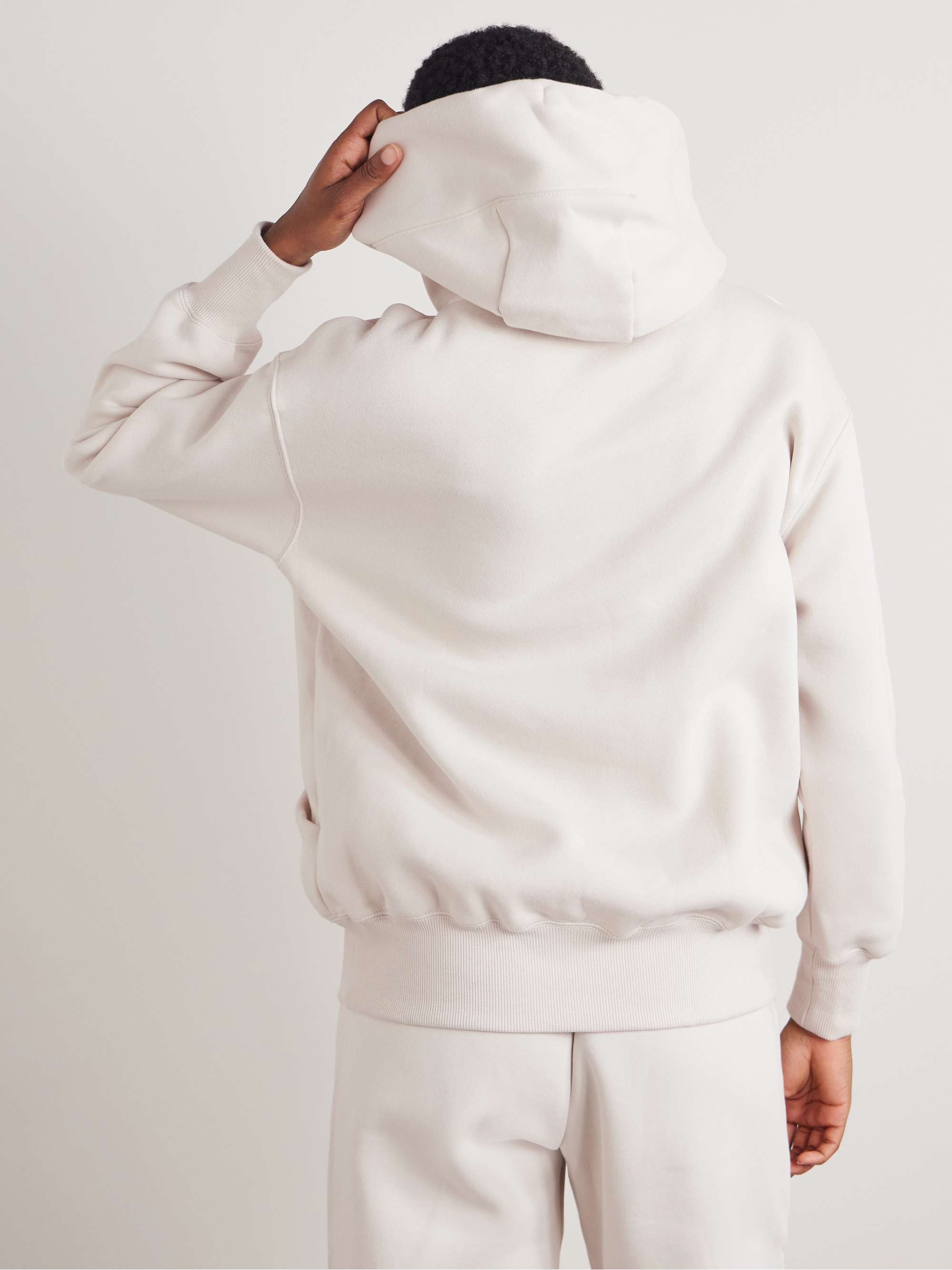 Phoenix cotton-blend jersey hoodie view